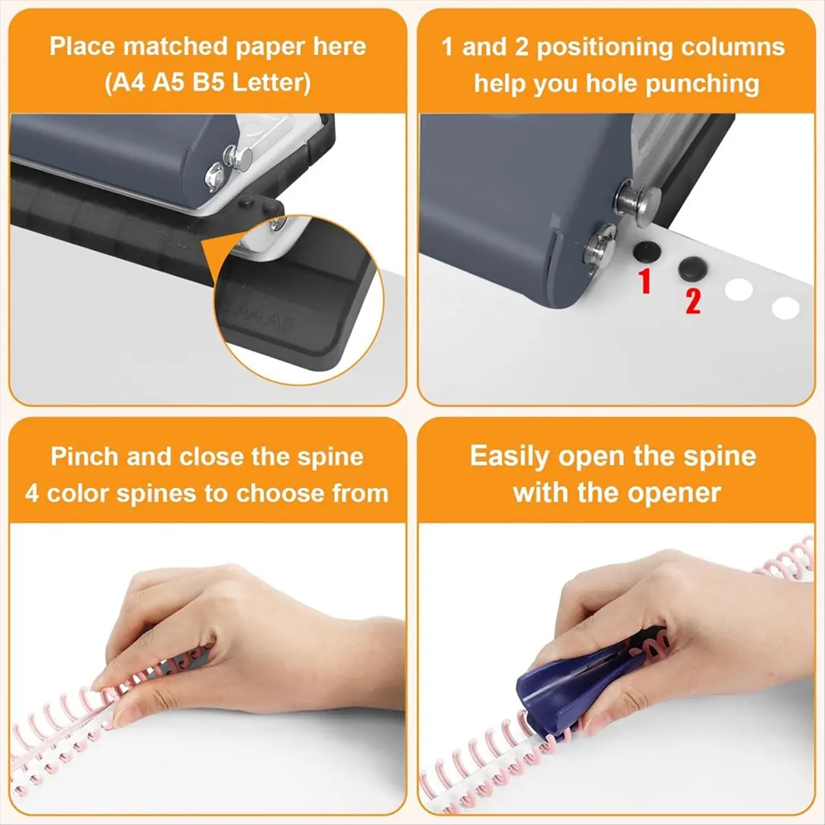 Машина для переплета дырокола BHBL на 10 отверстий для планировщиков, с 10 многоцветными кольцами для переплета, 30 отверстий на А4, 20 отверстий на A5 серого цвета
Машина для переплета дырокола BHBL на 10 отверстий для планировщиков, с 10 многоцветными кольцами для переплета, 30 отверстий на А4, 20 отверстий на A5 серого цвета