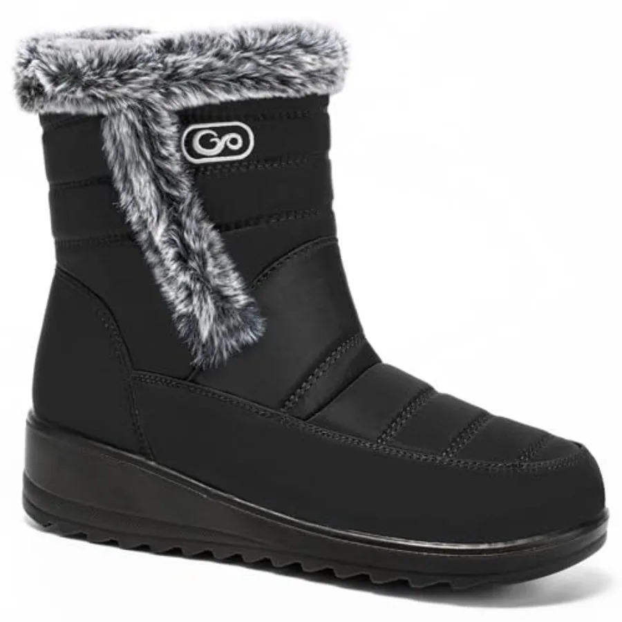 HARENCE Womens Winter Boots Comfort Snow Warm Fur Lined Outdoor Waterproof
HARENCE Womens Winter Boots Comfort Snow Warm Fur Lined Outdoor Waterproof