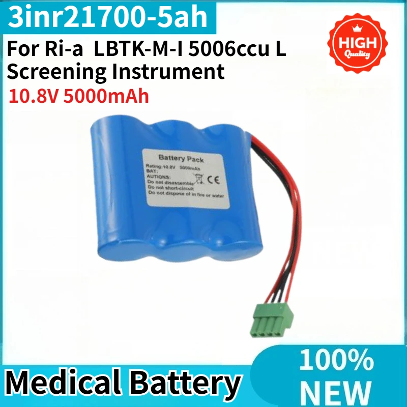 3inr21700-5ah High Quality Battery 10.8V 5000mAh for Ri-a LBTK-M-I 5006ccu L Screening Instrument Brand New Replacement Battery
3inr21700-5ah High Quality Battery 10.8V 5000mAh for Ri-a LBTK-M-I 5006ccu L Screening Instrument Brand New Replacement Battery