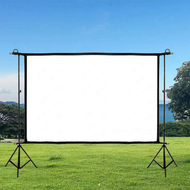 High Definition Outdoor Windproof Projection Curtain Double Bracket Portable Camping Curtain Quick Folding Curtain
High Definition Outdoor Windproof Projection Curtain Double Bracket Portable Camping Curtain Quick Folding Curtain