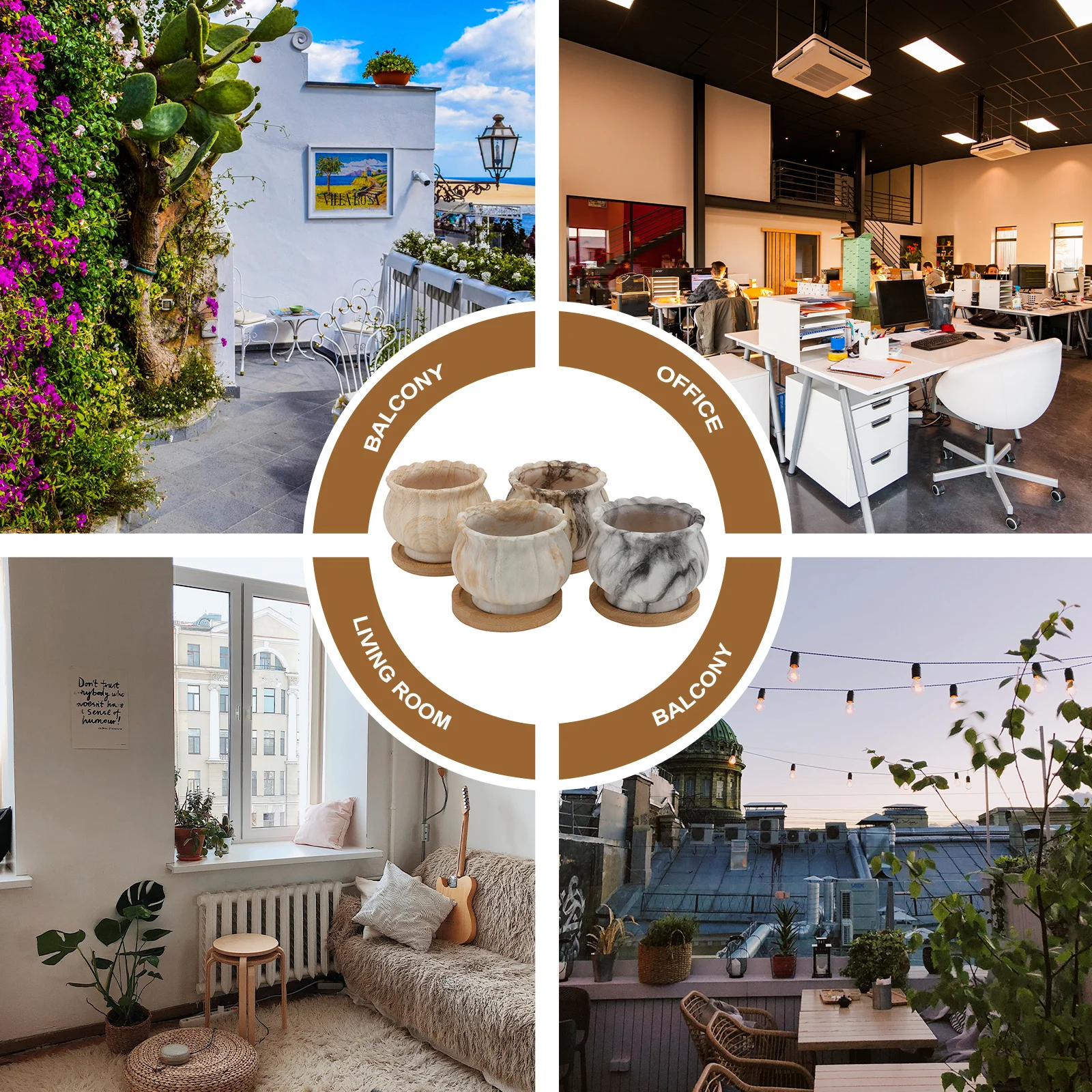 4Pcs Ceramic Flowerpot Succulent Plant Pot Simple Style Small Flower Pot for Office Dorm Window Sill Home Gardening Plant
4Pcs Ceramic Flowerpot Succulent Plant Pot Simple Style Small Flower Pot for Office Dorm Window Sill Home Gardening Plant