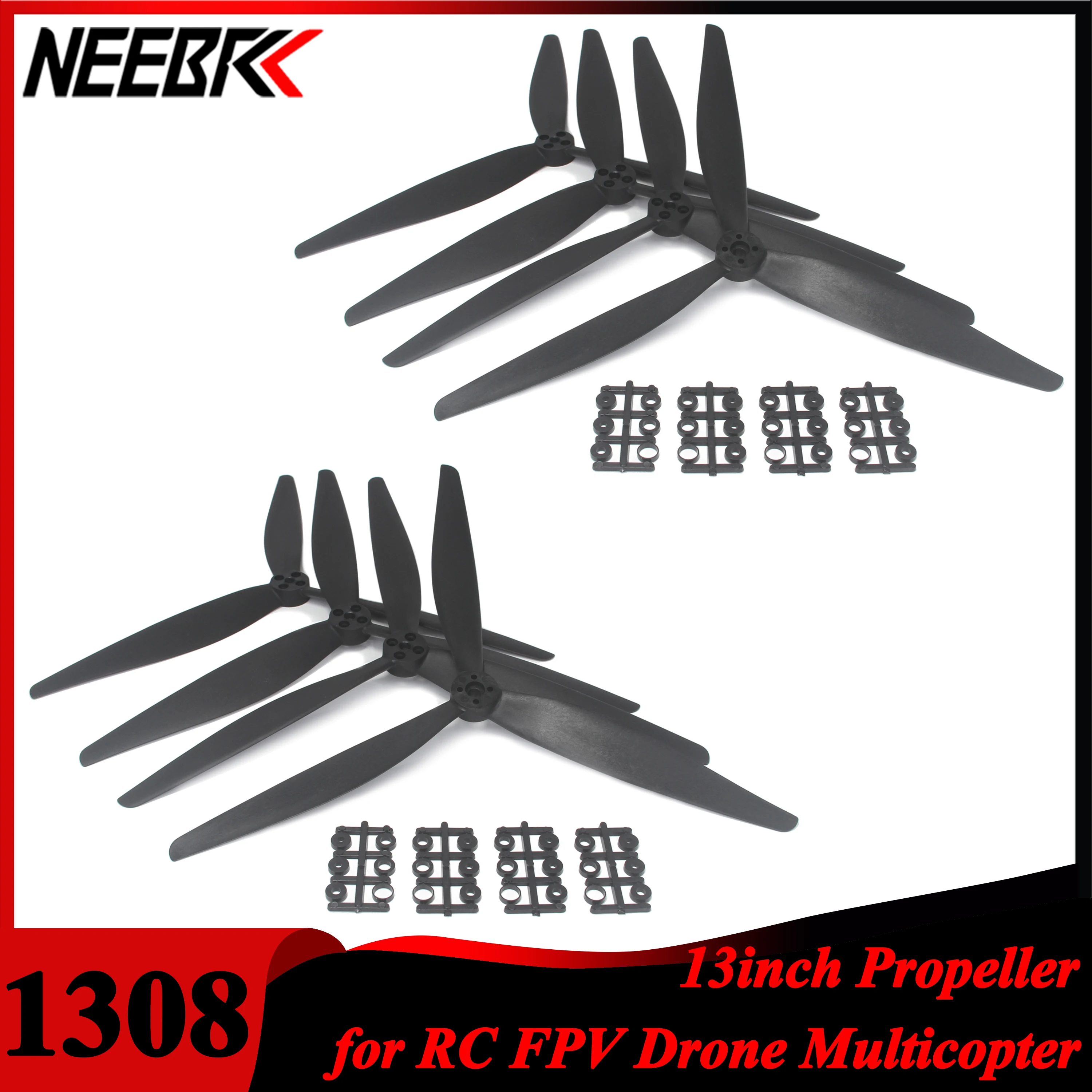 2/4/8Pairs 1308 13X8X3 13inch CW CCW 3 Blade Glass Fiber Nylon Propeller for RC X-Class FPV Drone Multicopter Freestyle DIY Part
2/4/8Pairs 1308 13X8X3 13inch CW CCW 3 Blade Glass Fiber Nylon Propeller for RC X-Class FPV Drone Multicopter Freestyle DIY Part