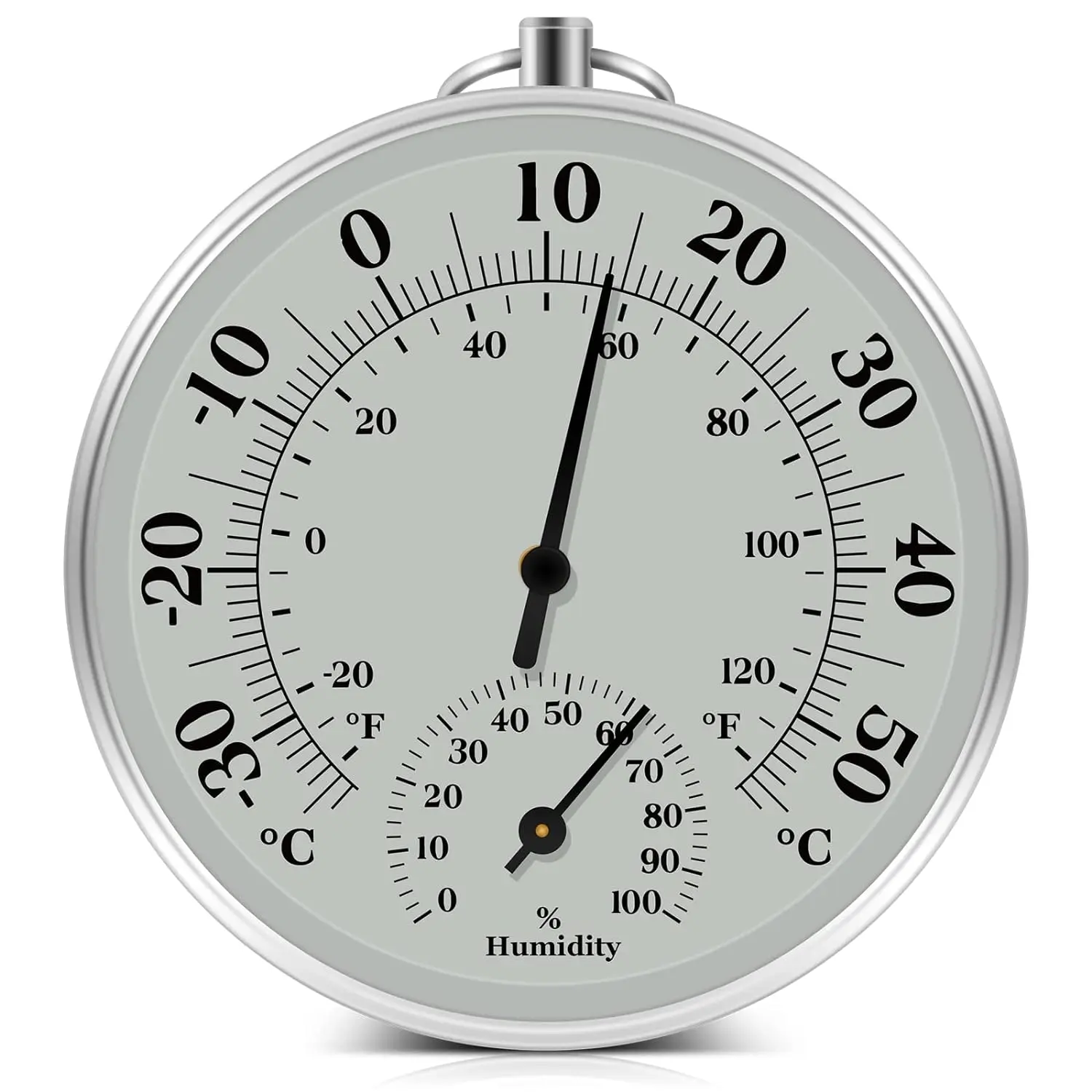 10CM Indoor Room Thermometer with Aluminum Enclosure Outdoor Weather Station for Bathroom Kitchen Car Wine Cabinet Battery Free
10CM Indoor Room Thermometer with Aluminum Enclosure Outdoor Weather Station for Bathroom Kitchen Car Wine Cabinet Battery Free