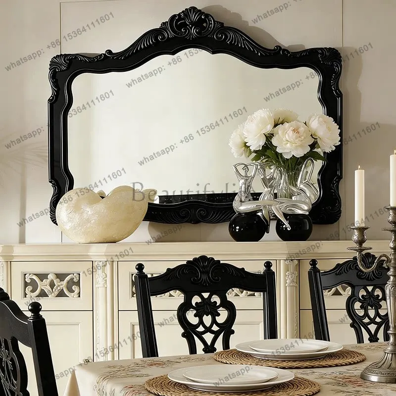 yj9 French retro living room fireplace wall-mounted mirror American background wall decorative mirror
yj9 French retro living room fireplace wall-mounted mirror American background wall decorative mirror