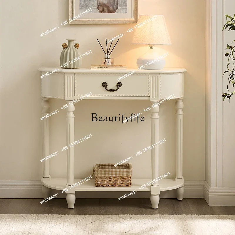 yj5 American Style Solid Wood Curved Entryway Cabinet Hallway Wall Cabinet Living Room Entryway
yj5 American Style Solid Wood Curved Entryway Cabinet Hallway Wall Cabinet Living Room Entryway