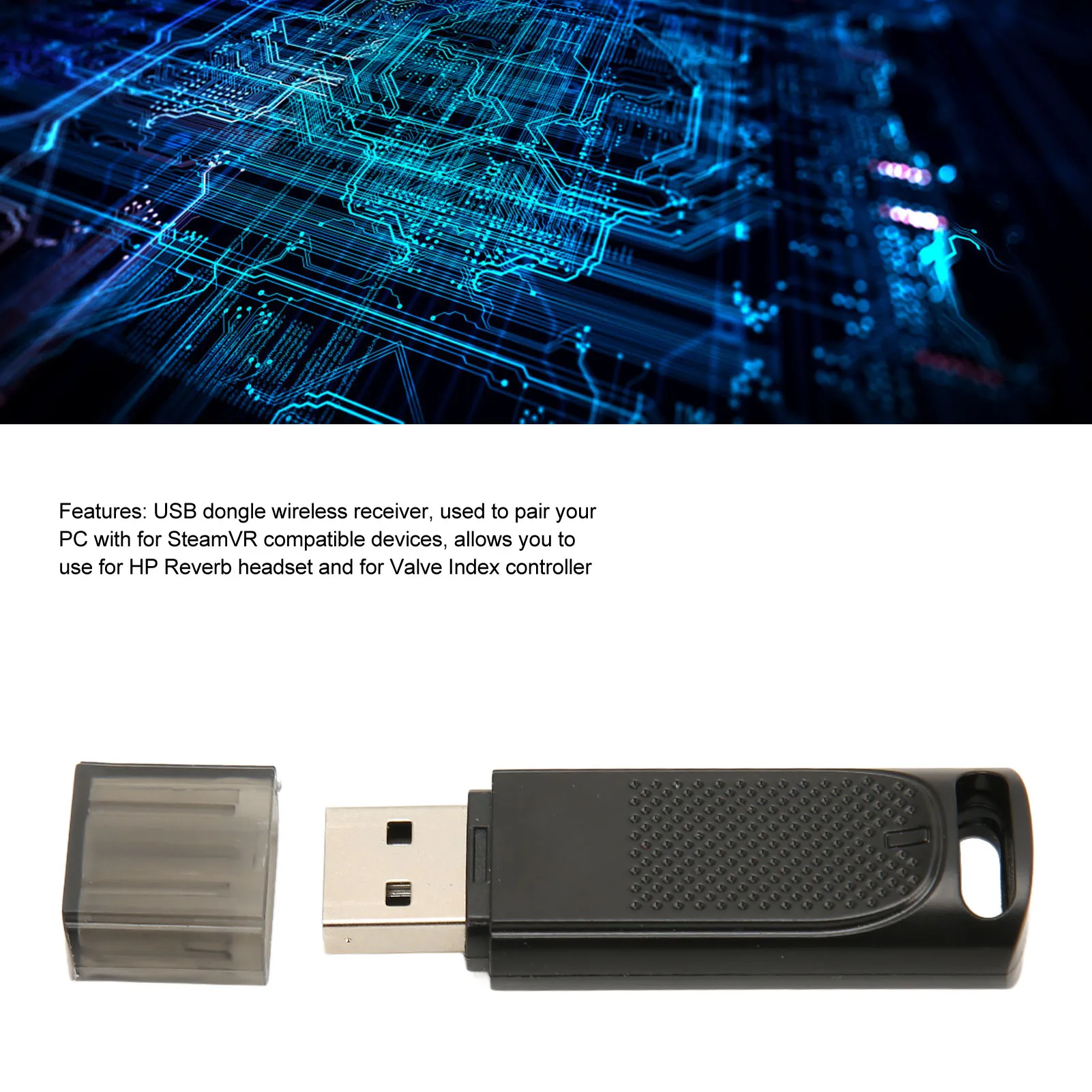 USB Dongle Receiver USB Dongle Receiver SteamVR Wireless Receiver Dongle for HTC Vive Tracking Device for Valve Index Controller
USB Dongle Receiver USB Dongle Receiver SteamVR Wireless Receiver Dongle for HTC Vive Tracking Device for Valve Index Controller