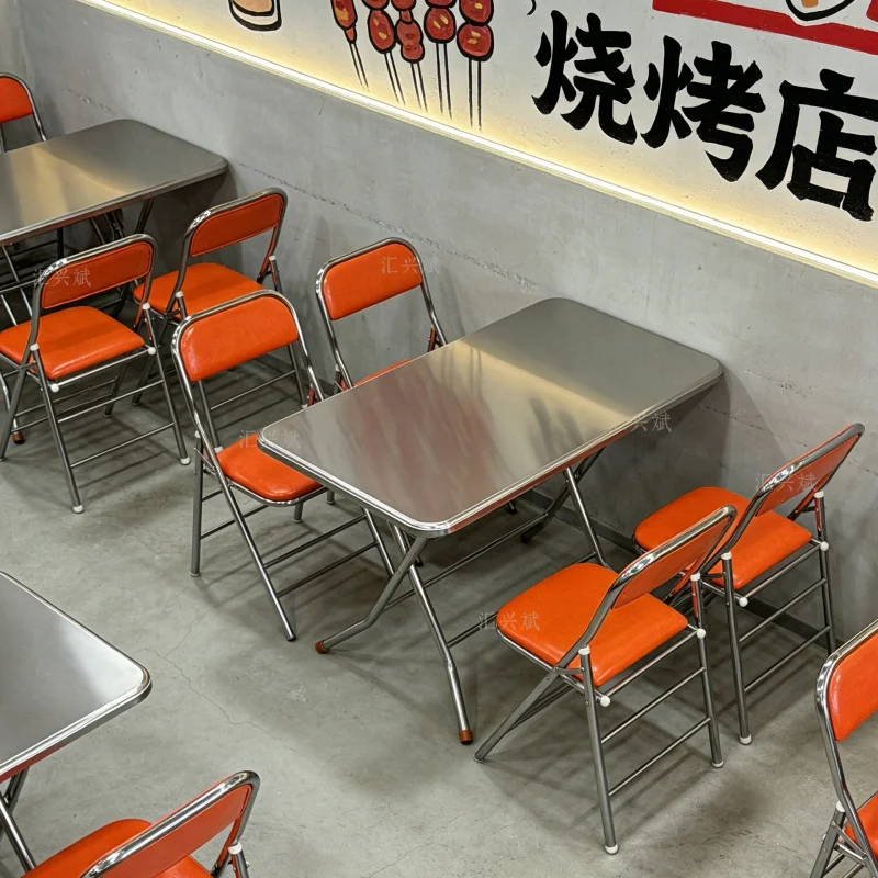 Commercial Stainless Steel Folding , Industrial Style Square , Long Table For Tea Restaurants, Food Stalls, And Barbec
Commercial Stainless Steel Folding , Industrial Style Square , Long Table For Tea Restaurants, Food Stalls, And Barbec