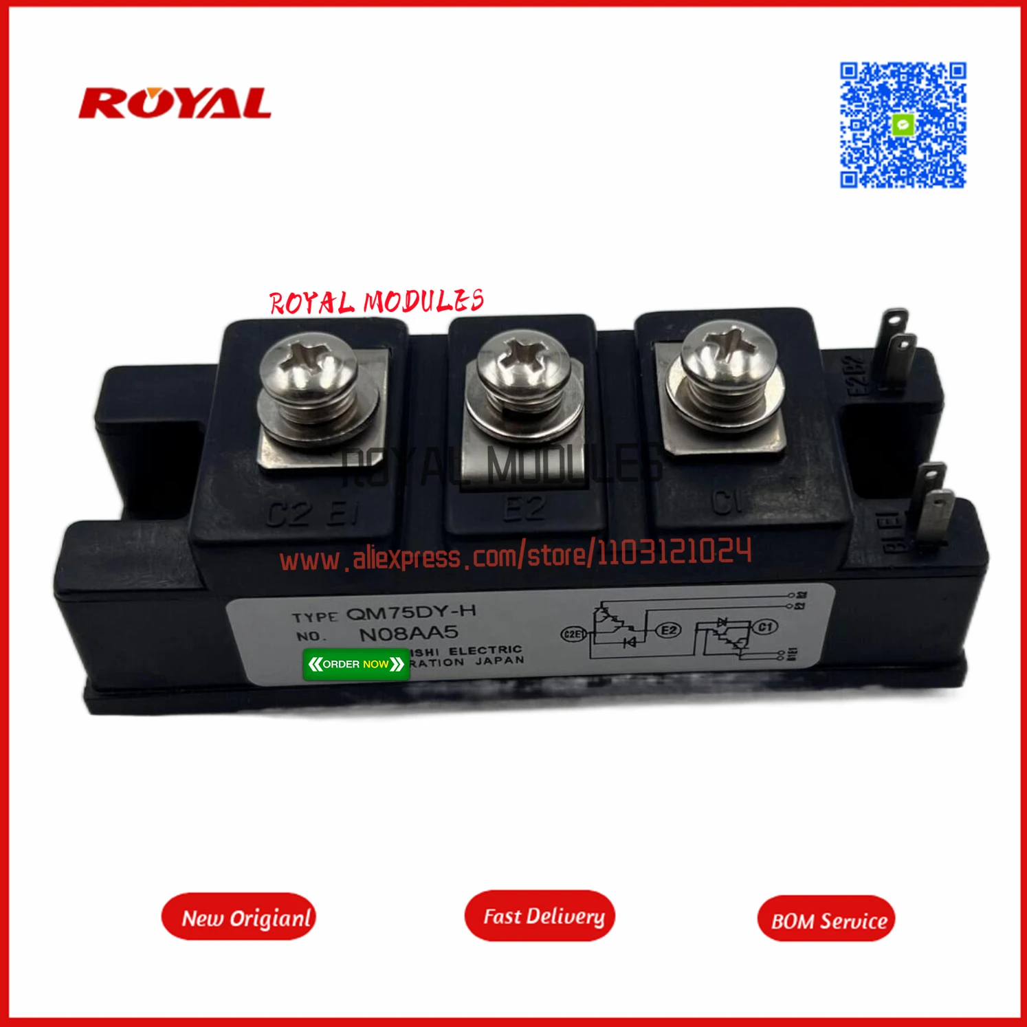 QM75DY-H QM50DY-H QM75DY-2H QM75DY-HB QM100HY-H QM75E1Y-H New Module
QM75DY-H QM50DY-H QM75DY-2H QM75DY-HB QM100HY-H QM75E1Y-H New Module