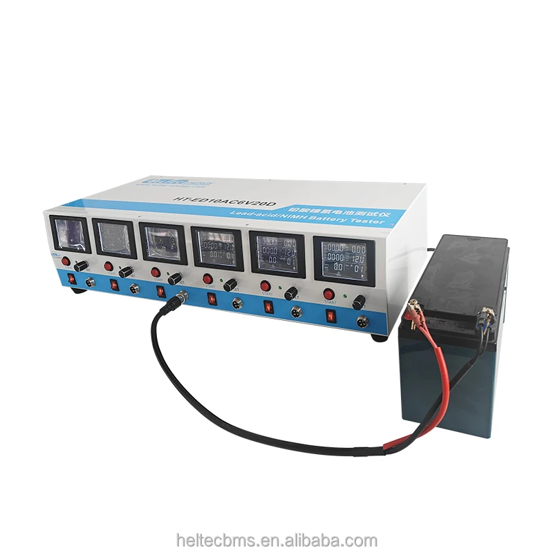 6 Channel 7-23V NiMH/Lead-acid Battery Tester With Display and 10A Voltage Equalization Battery Capacity Tester
6 Channel 7-23V NiMH/Lead-acid Battery Tester With Display and 10A Voltage Equalization Battery Capacity Tester
