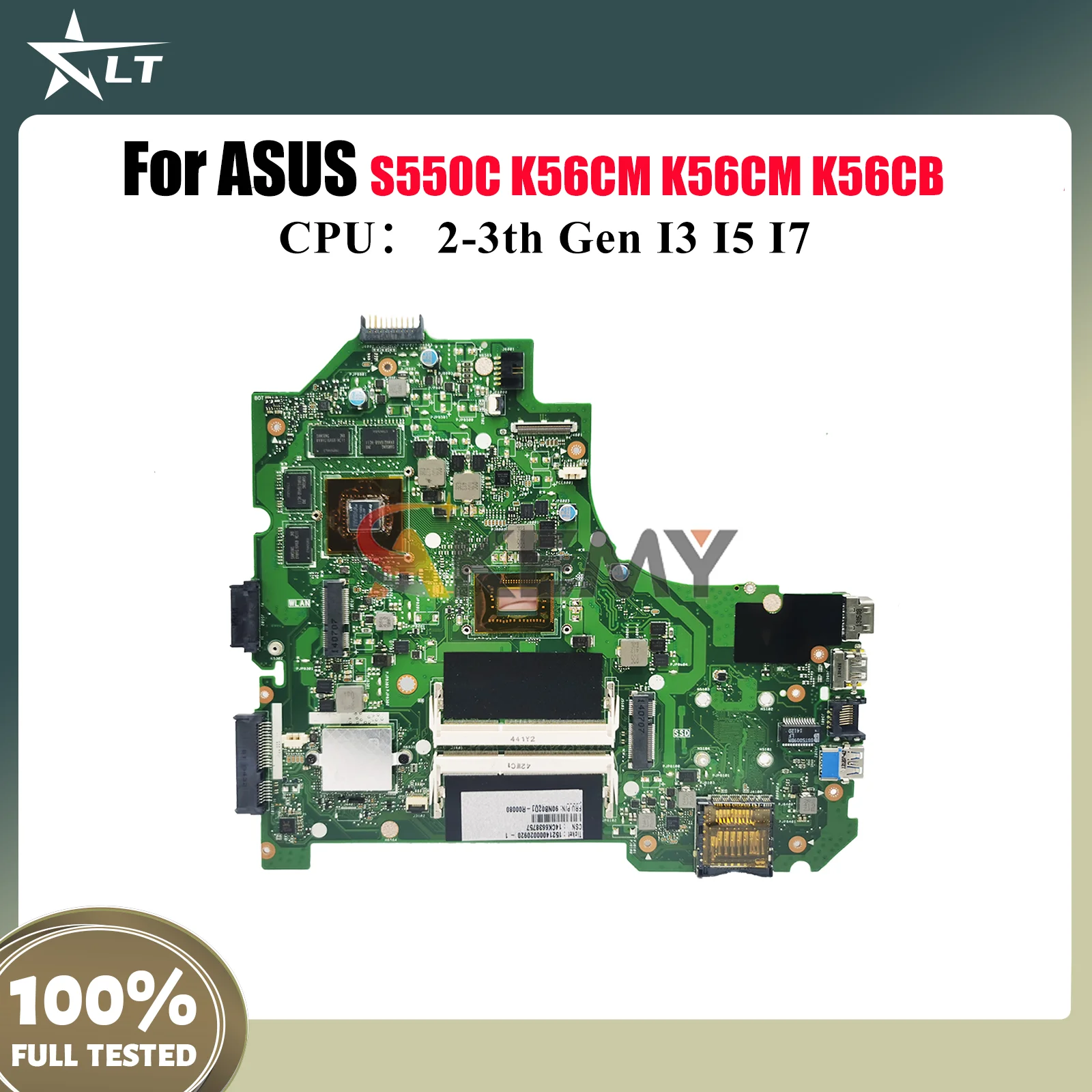 K56CM Laptop Motherboard For ASUS K56CM K56C S550C K56CB K56CA Notebook Mainboard With I3 I5 I7 CPU 100% tests OK fast shipping
K56CM Laptop Motherboard For ASUS K56CM K56C S550C K56CB K56CA Notebook Mainboard With I3 I5 I7 CPU 100% tests OK fast shipping