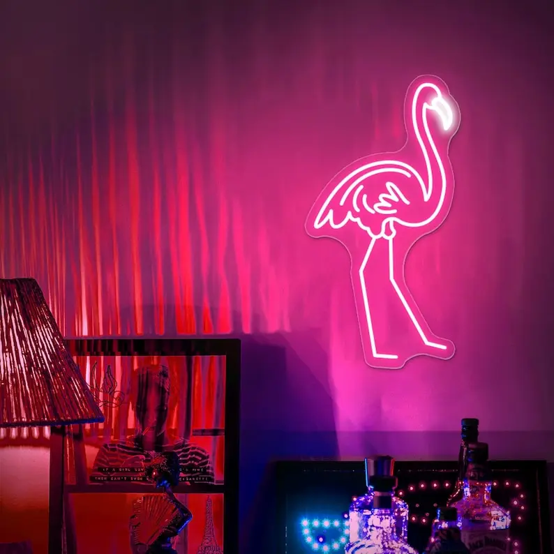 Flamingo Neon Sign Pink LED Neon Light for Bedroom Living Room Classroom Club Men Cave Dining Room Wall Decor Gift for Kid USB
Flamingo Neon Sign Pink LED Neon Light for Bedroom Living Room Classroom Club Men Cave Dining Room Wall Decor Gift for Kid USB