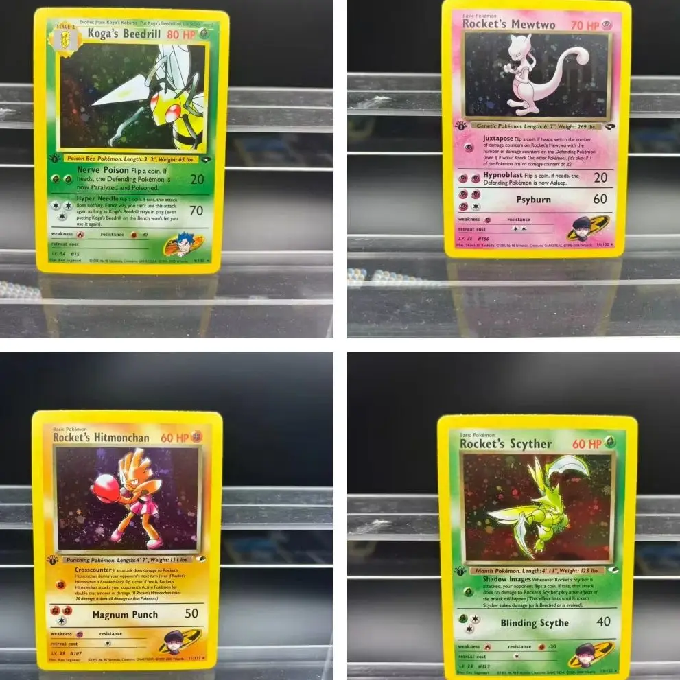 Коллекционные карты PTCG, 1-е издание Gengar Gyarados Mwetwo DIY EN, самодельная одиночная карта, классическая игра, аниме-карта, подарочная игрушка
Коллекционные карты PTCG, 1-е издание Gengar Gyarados Mwetwo DIY EN, самодельная одиночная карта, классическая игра, аниме-карта, подарочная игрушка