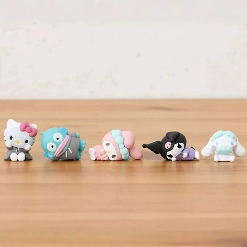 Sanrio Hello Kitty Kuromi Cinnamoroll Mymelody Anime Figure Sleep Doll Blind Box Toys Collection Ornaments Girls Boys Gifts
Sanrio Hello Kitty Kuromi Cinnamoroll Mymelody Anime Figure Sleep Doll Blind Box Toys Collection Ornaments Girls Boys Gifts