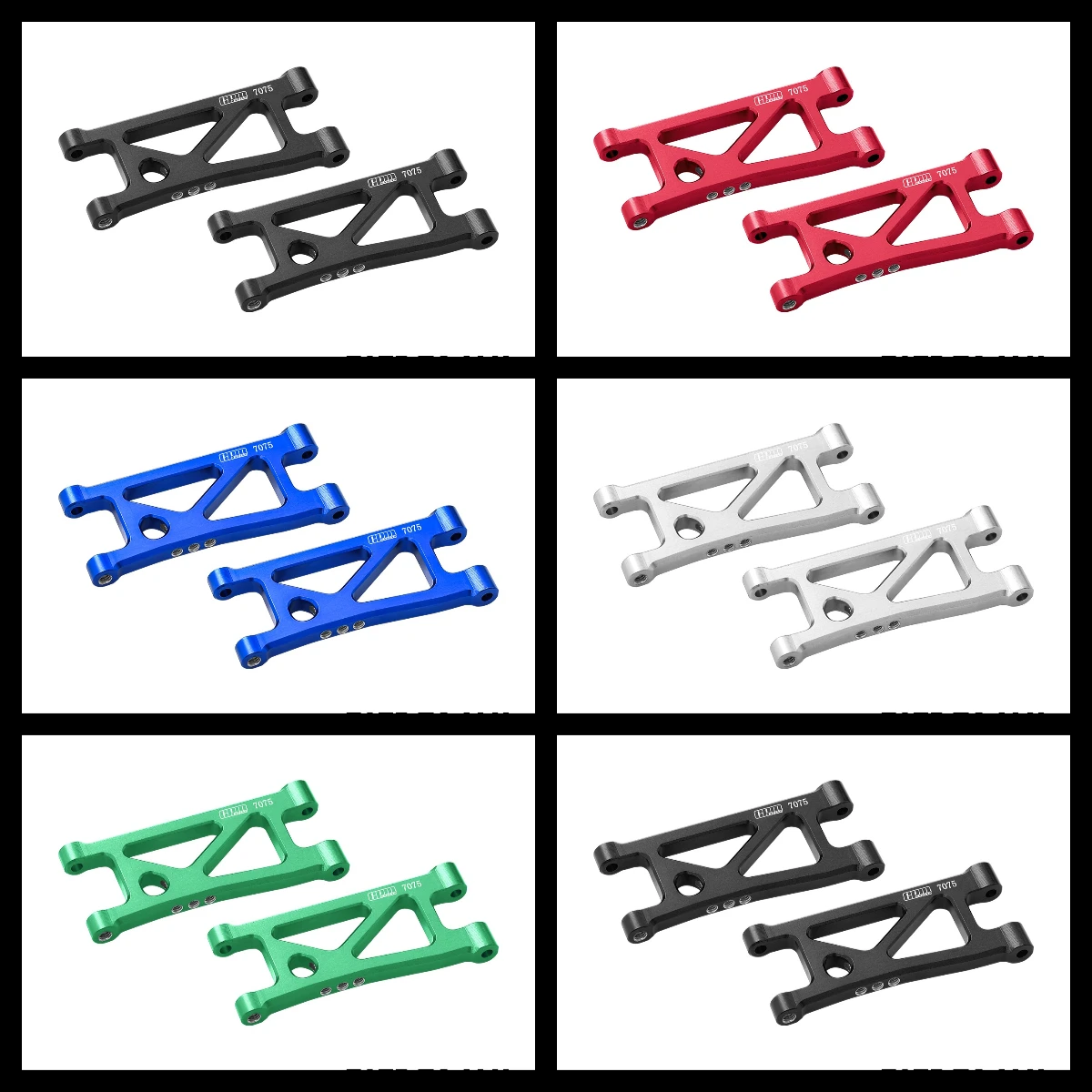 GPM 7075 Alloy Rear Lower Suspension Arms For ARRMA 1/16 Mojave Grom 1/12 Nascar LOS1122409
GPM 7075 Alloy Rear Lower Suspension Arms For ARRMA 1/16 Mojave Grom 1/12 Nascar LOS1122409