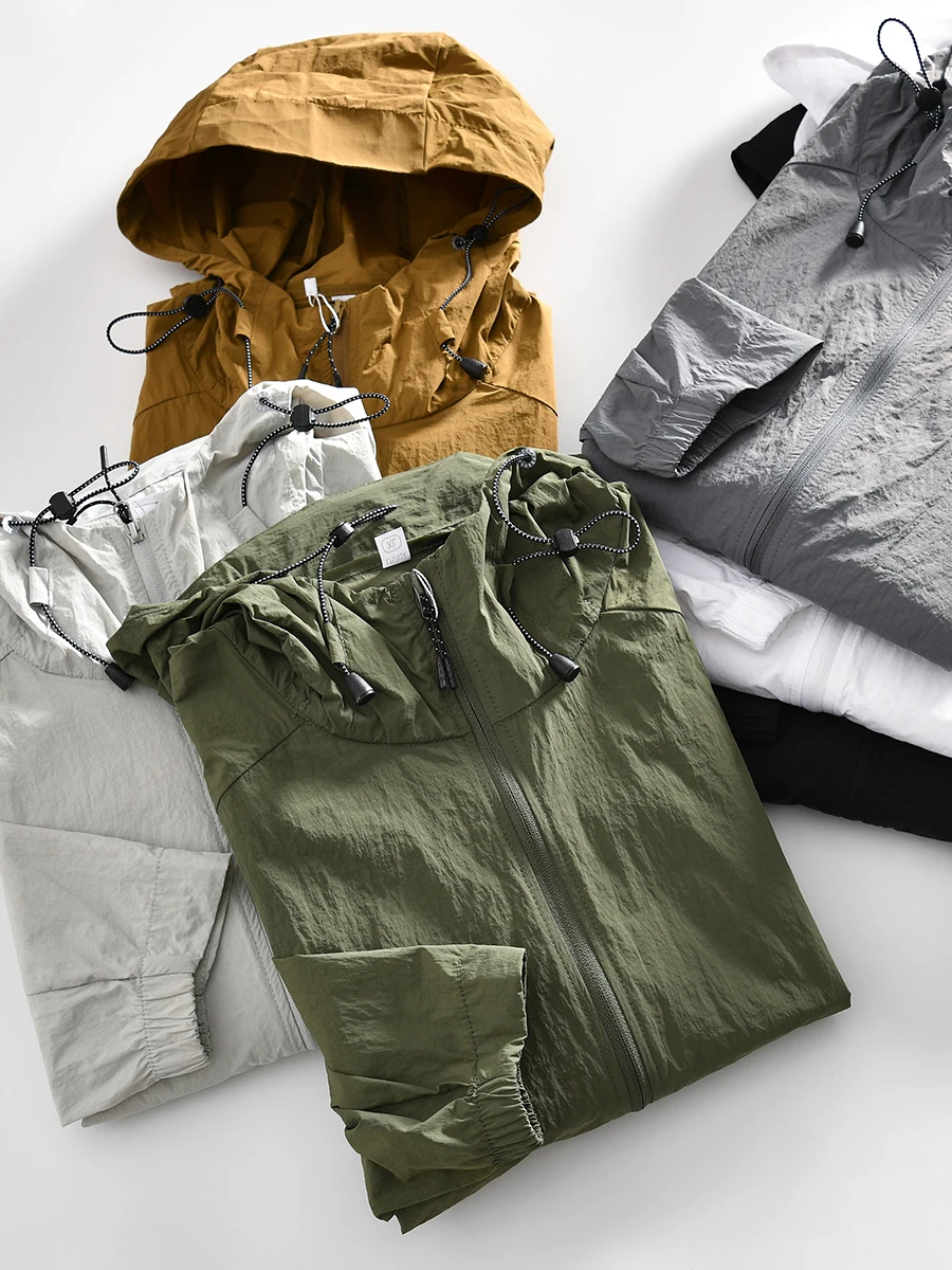 Men's Summer Casual Hooded UPF50 Sun Protection Lightweight Breathable Skin Shirt Outdoor Fashion Nylon Long Sleeve Zipper Cl...
Men's Summer Casual Hooded UPF50 Sun Protection Lightweight Breathable Skin Shirt Outdoor Fashion Nylon Long Sleeve Zipper Cl...