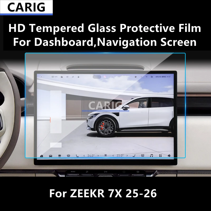For ZEEKR 7X 25-26 Dashboard,Navigation Screen HD Tempered Glass Protective Film Anti-scratch Accessorie Refit
For ZEEKR 7X 25-26 Dashboard,Navigation Screen HD Tempered Glass Protective Film Anti-scratch Accessorie Refit