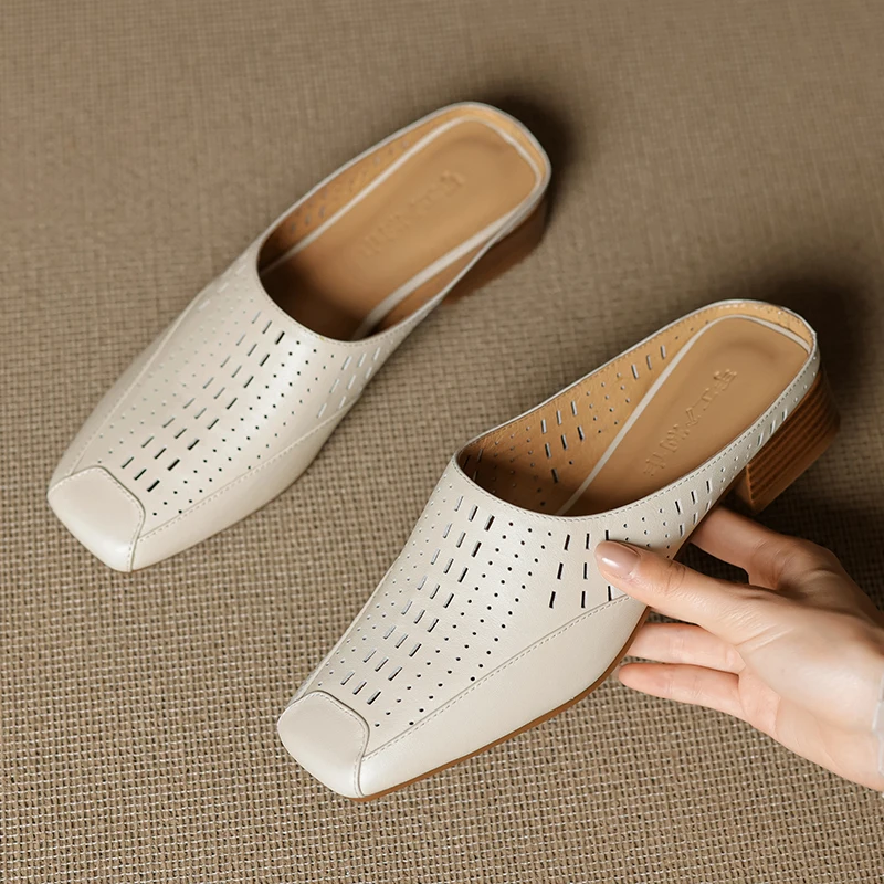 2026 new summer women sandals natural leather 22-25cm cowhide+pigskin+sheepskin thollow-out mules women slippers fashion
2026 new summer women sandals natural leather 22-25cm cowhide+pigskin+sheepskin thollow-out mules women slippers fashion