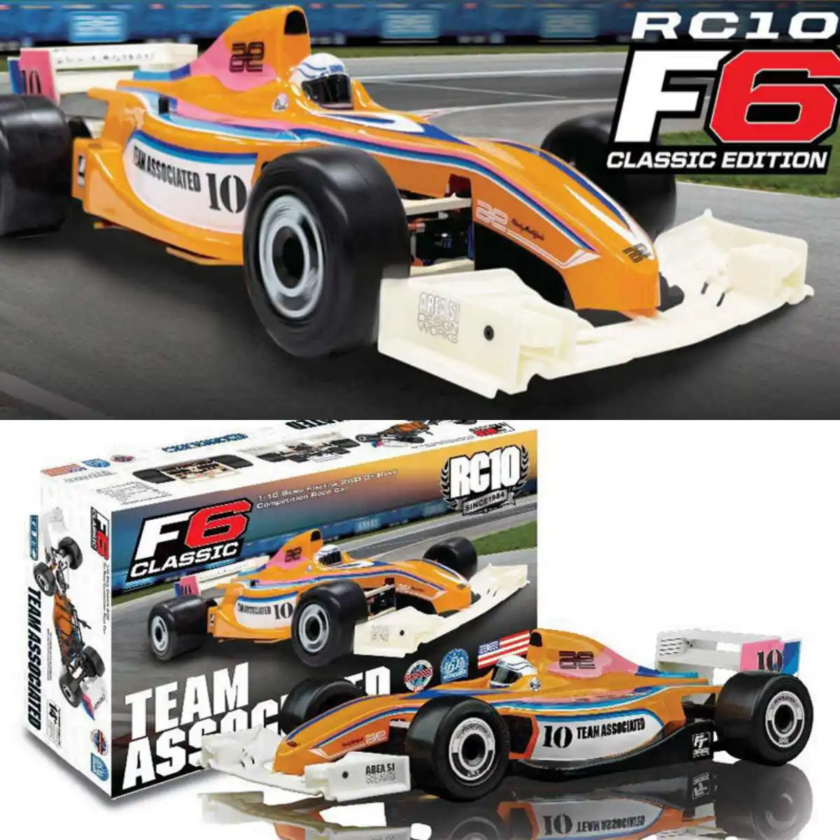 TeamAssociated RC10 F6 1/10 RC Rear-wheel Drive Road Racing Car Frame KIT Electric Remote Control Model Toy Holiday Gift
TeamAssociated RC10 F6 1/10 RC Rear-wheel Drive Road Racing Car Frame KIT Electric Remote Control Model Toy Holiday Gift