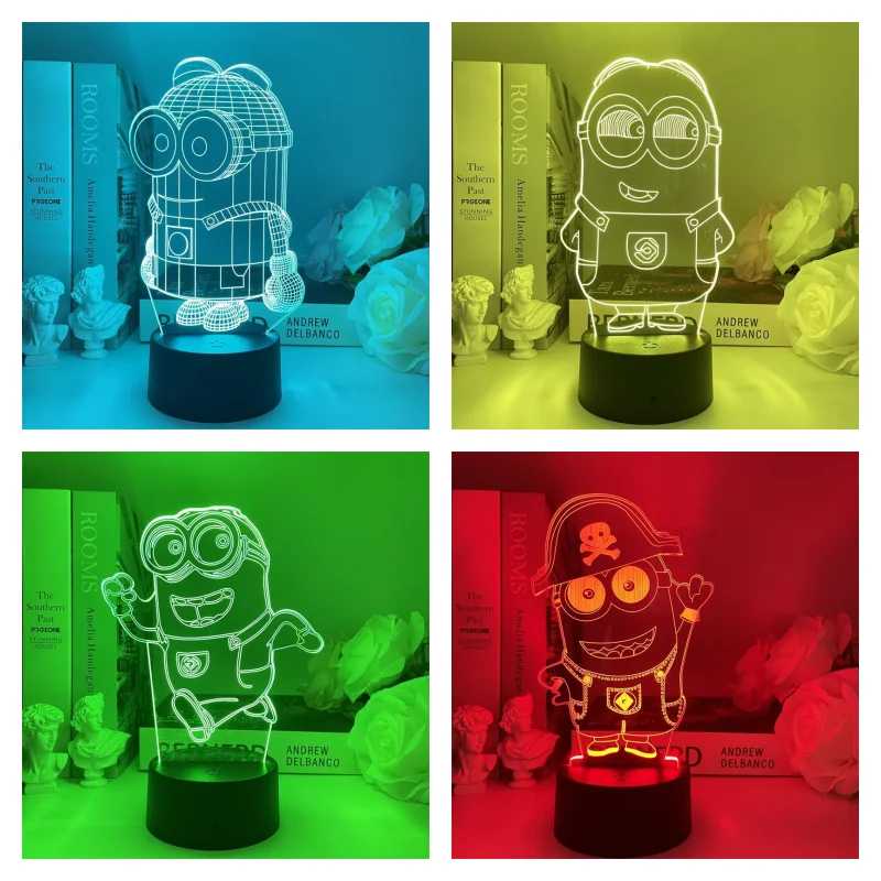 New Despicable Me Minions Cartoon Figure Ambience Lamp Girl's Heart Bedroom Small Table Lamp Children's Desktop Ornament Gift
New Despicable Me Minions Cartoon Figure Ambience Lamp Girl's Heart Bedroom Small Table Lamp Children's Desktop Ornament Gift