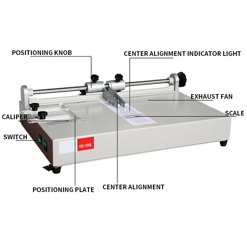 DC-100L Hardcover Bookbinding Machine: Professional Hardcover Bookbinding Machine (A4 Size) Suitable for Books, Photo Albums, Me
DC-100L Hardcover Bookbinding Machine: Professional Hardcover Bookbinding Machine (A4 Size) Suitable for Books, Photo Albums, Me