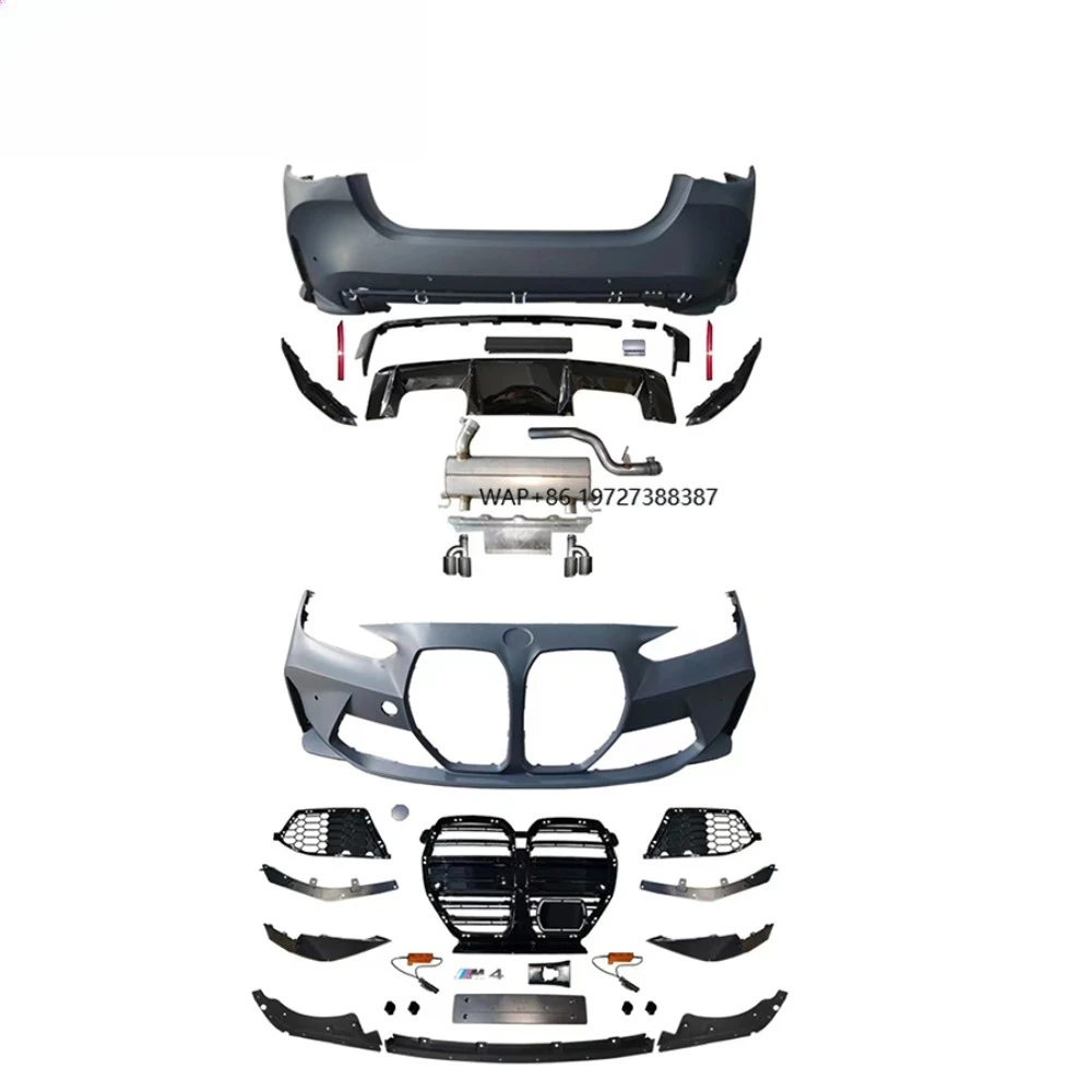PP 4 Series G22 to M4 Body Kit Parts Front Rear Bumper Exhaust System Tips Pipe Muffler Performance Automobile Automotive
PP 4 Series G22 to M4 Body Kit Parts Front Rear Bumper Exhaust System Tips Pipe Muffler Performance Automobile Automotive