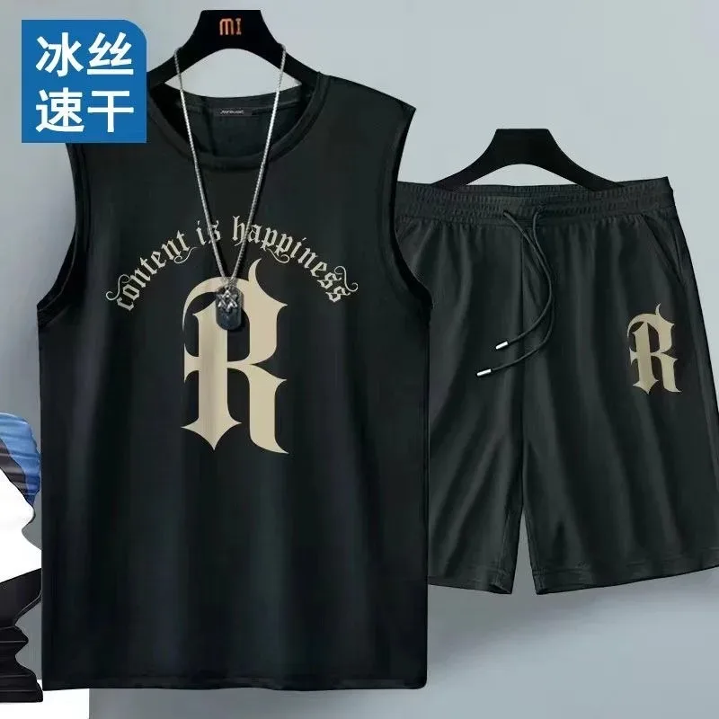 Men's summer quick-dry basketball set, sportswear, men's casual wear, jogging pants
Men's summer quick-dry basketball set, sportswear, men's casual wear, jogging pants