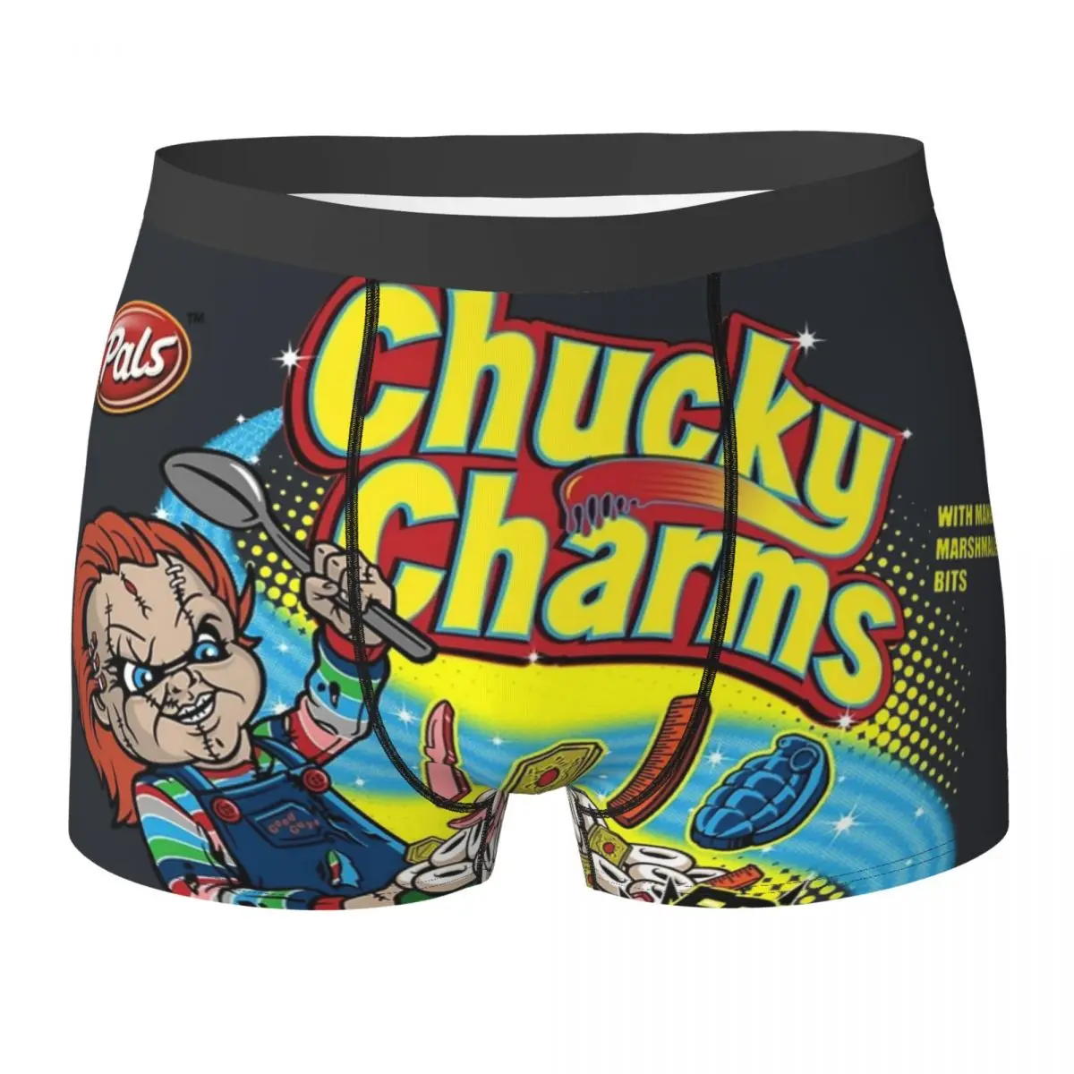Нижнее белье Chucky Charms с 3D чехлом, шорты-боксеры высокого качества, классические мужские трусы-боксеры на заказ, большие размеры 2XL
Нижнее белье Chucky Charms с 3D чехлом, шорты-боксеры высокого качества, классические мужские трусы-боксеры на заказ, большие размеры 2XL