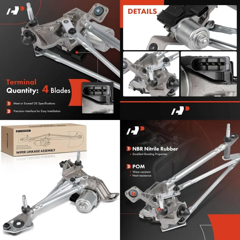 A-Premium Front Windshield Wiper Motor and Linkage Assembly Compatible with Tesla Model Y 2020 2021 2022 2023
A-Premium Front Windshield Wiper Motor and Linkage Assembly Compatible with Tesla Model Y 2020 2021 2022 2023