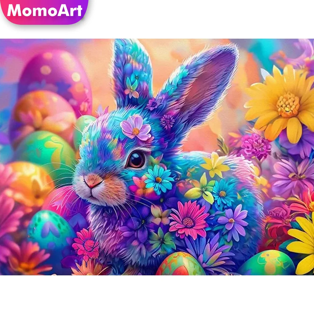 MomoArt DIY Алмазная вышивка кролик животное вышивка крестиком красочный цветок Маргаритка мозаичная картина из стразов Настенный декор
MomoArt DIY Алмазная вышивка кролик животное вышивка крестиком красочный цветок Маргаритка мозаичная картина из стразов Настенный декор