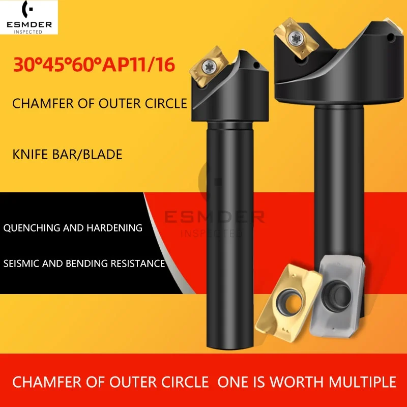 APMT1135PDER-XM 1604PDER-M2 1605PEER-XM Milling Carbide Insert B30 45 60 W45 Degree Chamfer Milling Cutter Tool Holder AP16 AP11
APMT1135PDER-XM 1604PDER-M2 1605PEER-XM Milling Carbide Insert B30 45 60 W45 Degree Chamfer Milling Cutter Tool Holder AP16 AP11