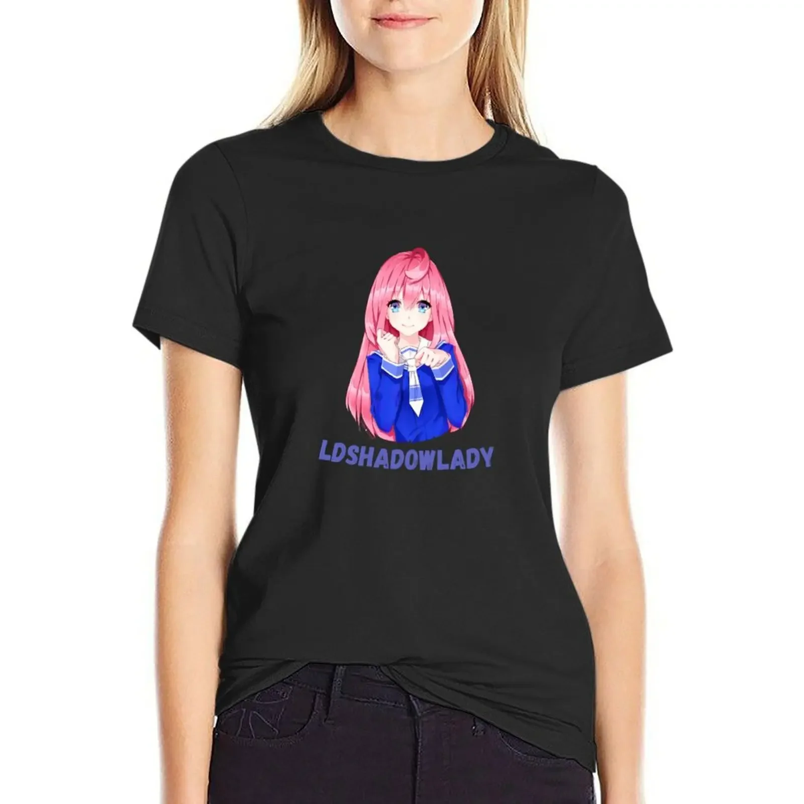 ldshadowlady T-Shirt summer top customs design your own cute tops plus sizes oversized workout shirts for Women
ldshadowlady T-Shirt summer top customs design your own cute tops plus sizes oversized workout shirts for Women