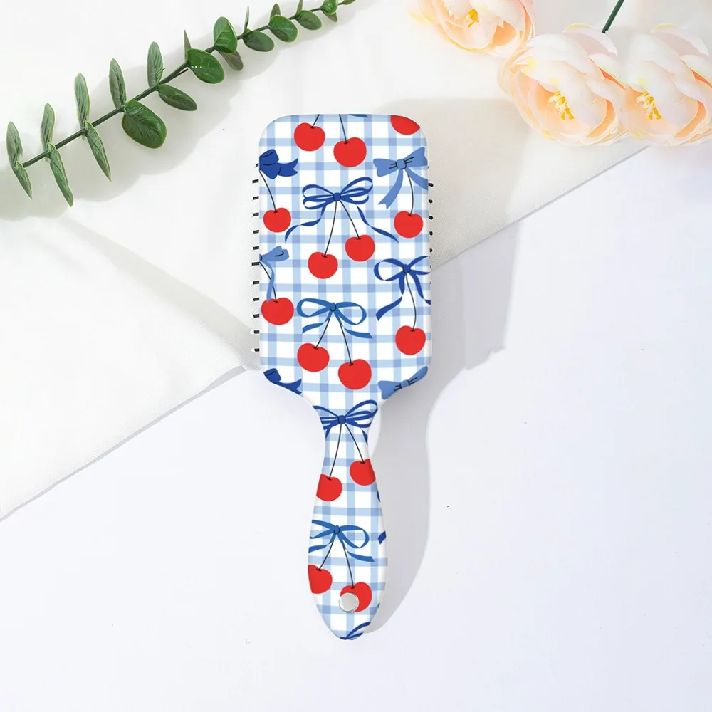 Bowknot Cherry Pattern Air Cushion Hair Brush Anti-Static Portable Detangling Brush Plastic Cute Hair Styling Tool
Bowknot Cherry Pattern Air Cushion Hair Brush Anti-Static Portable Detangling Brush Plastic Cute Hair Styling Tool