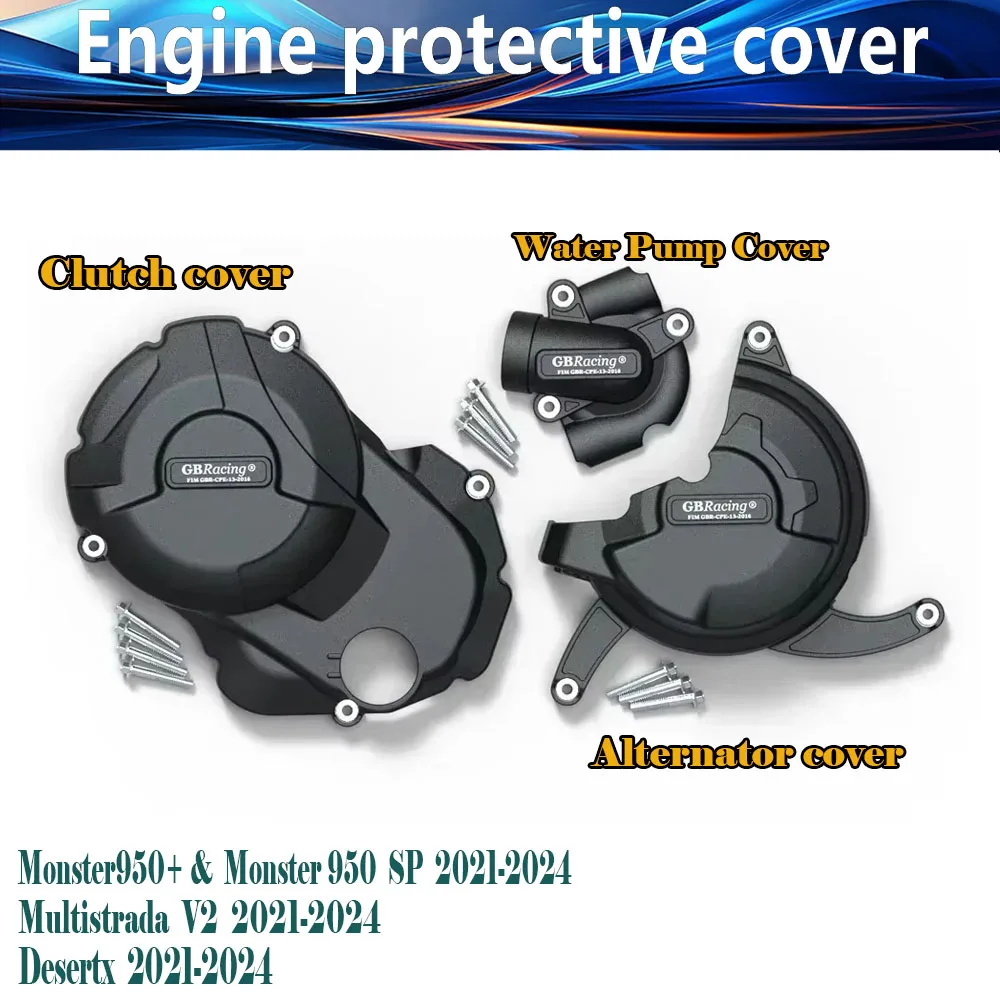 For Ducati MONSTER 950 SP/Plus MULTISTRADA V2 DESERTX 2021-2023 GBRacing Engine Protection Cover
For Ducati MONSTER 950 SP/Plus MULTISTRADA V2 DESERTX 2021-2023 GBRacing Engine Protection Cover