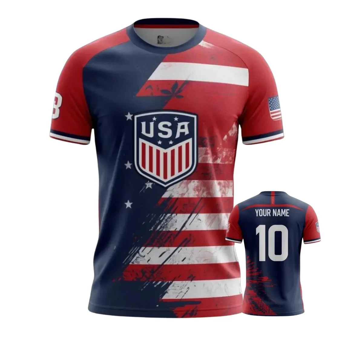 USA 3D Soccer Jersey Personalized Name & Number Fan Shirt , Unisex Sublimation Gift for Men Women
USA 3D Soccer Jersey Personalized Name & Number Fan Shirt , Unisex Sublimation Gift for Men Women