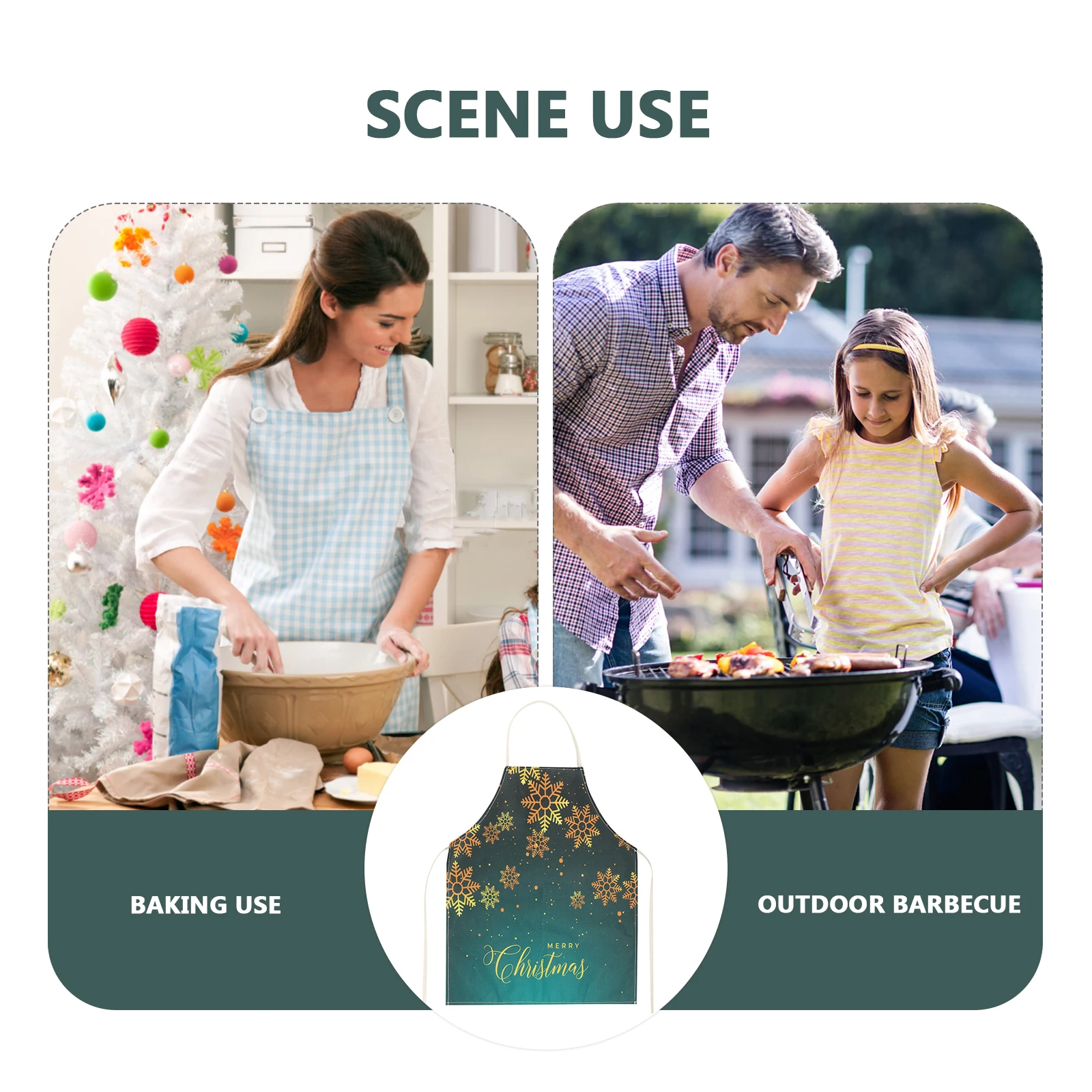 Waterproof Christmas Apron For Cooking Baking Kitchen Restaurant Dinner Home Use Adjustable Neck Strap Fit All Sizes
Waterproof Christmas Apron For Cooking Baking Kitchen Restaurant Dinner Home Use Adjustable Neck Strap Fit All Sizes