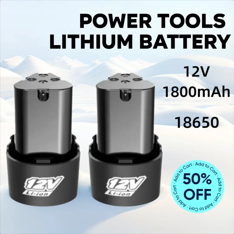 12V 1800mAh for Electric Screwdriver Electric Drill Mini Angle Grinder Power Tools Rechargeable Lithium Battery 
12V 1800mAh for Electric Screwdriver Electric Drill Mini Angle Grinder Power Tools Rechargeable Lithium Battery