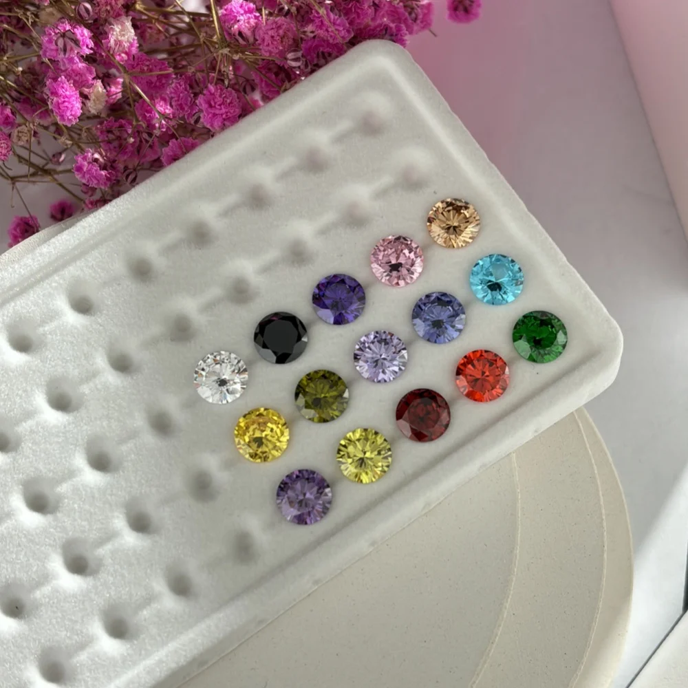 15pcs each color 1 stone 4mm ~ 10mm Round Shape Loose Cubic Zirconia Stone CZ
15pcs each color 1 stone 4mm ~ 10mm Round Shape Loose Cubic Zirconia Stone CZ