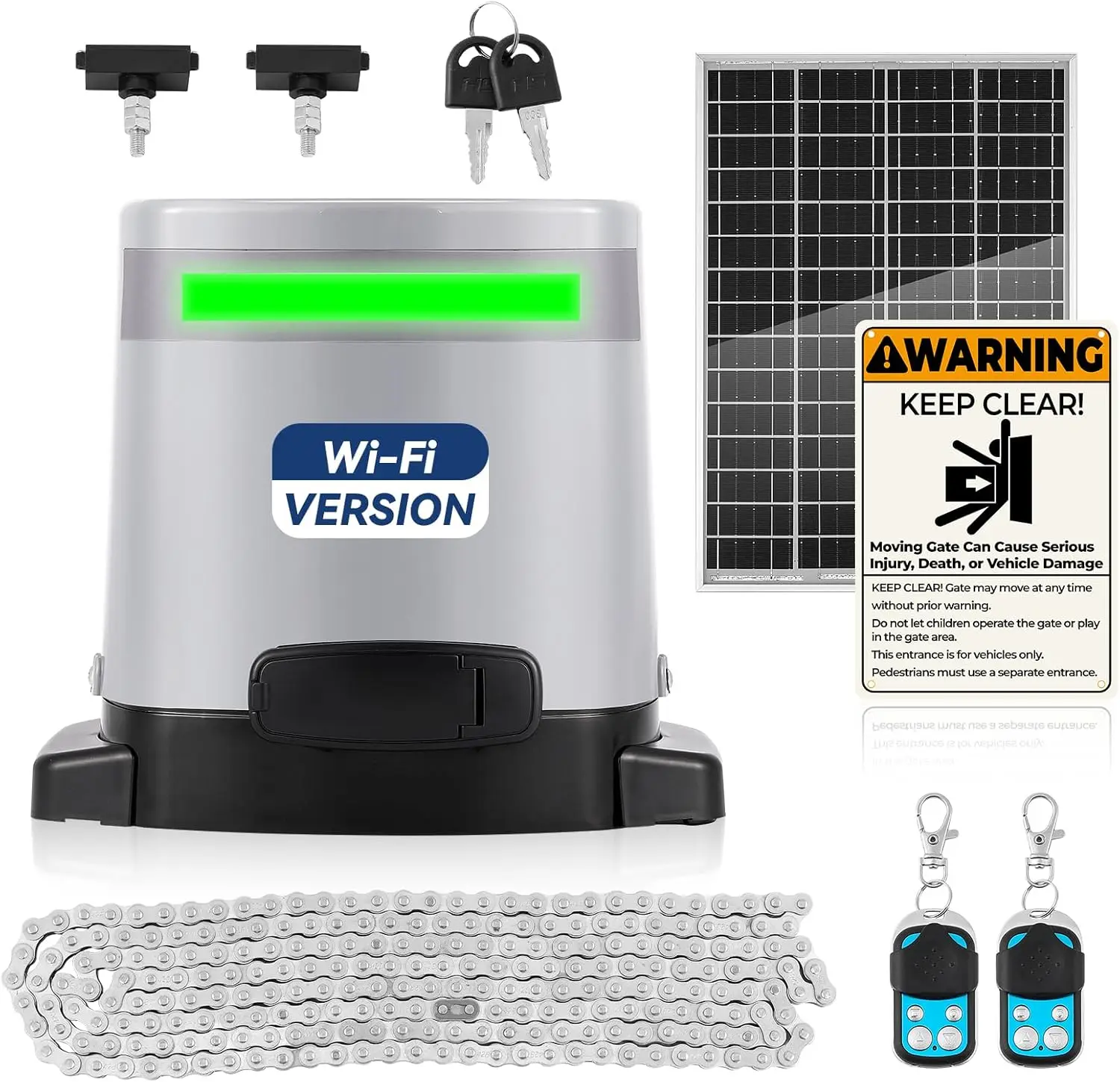 SIHAO 1300 фунтов солнечный привод открывания раздвижных ворот с встроенной резервной батареей, пульт дистанционного управления Wi-Fi, автоматический
SIHAO 1300 фунтов солнечный привод открывания раздвижных ворот с встроенной резервной батареей, пульт дистанционного управления Wi-Fi, автоматический