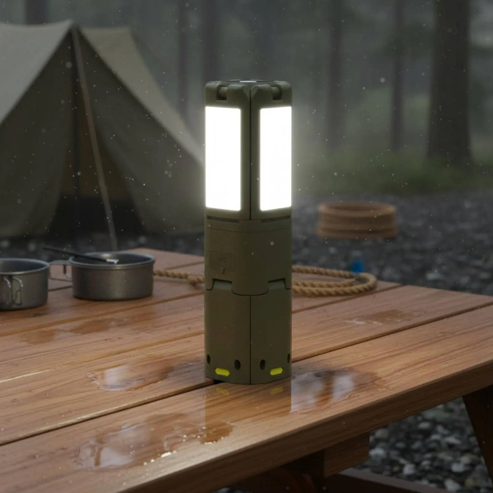 LED Camping Lamp USB Rechargeable Waterproof Camping Lantern Portable Emergency Light Adjustable Outdoor Lighting Collapsible
LED Camping Lamp USB Rechargeable Waterproof Camping Lantern Portable Emergency Light Adjustable Outdoor Lighting Collapsible