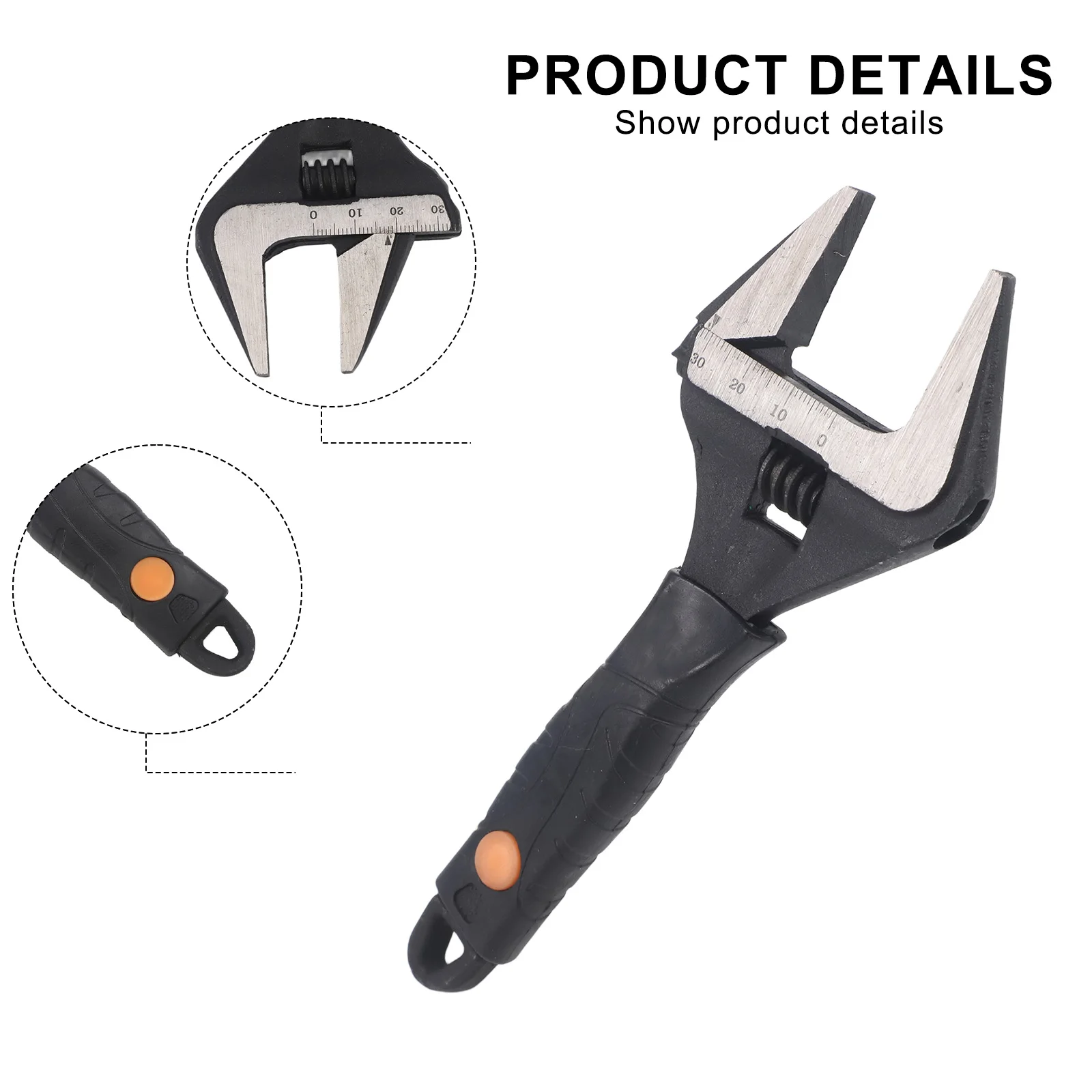 Used For Plumbing Adjustable Wrench Comfortable Adjustable Wrench Chrome Vanadium Alloy Steel Ergonomic Handle Design
Used For Plumbing Adjustable Wrench Comfortable Adjustable Wrench Chrome Vanadium Alloy Steel Ergonomic Handle Design