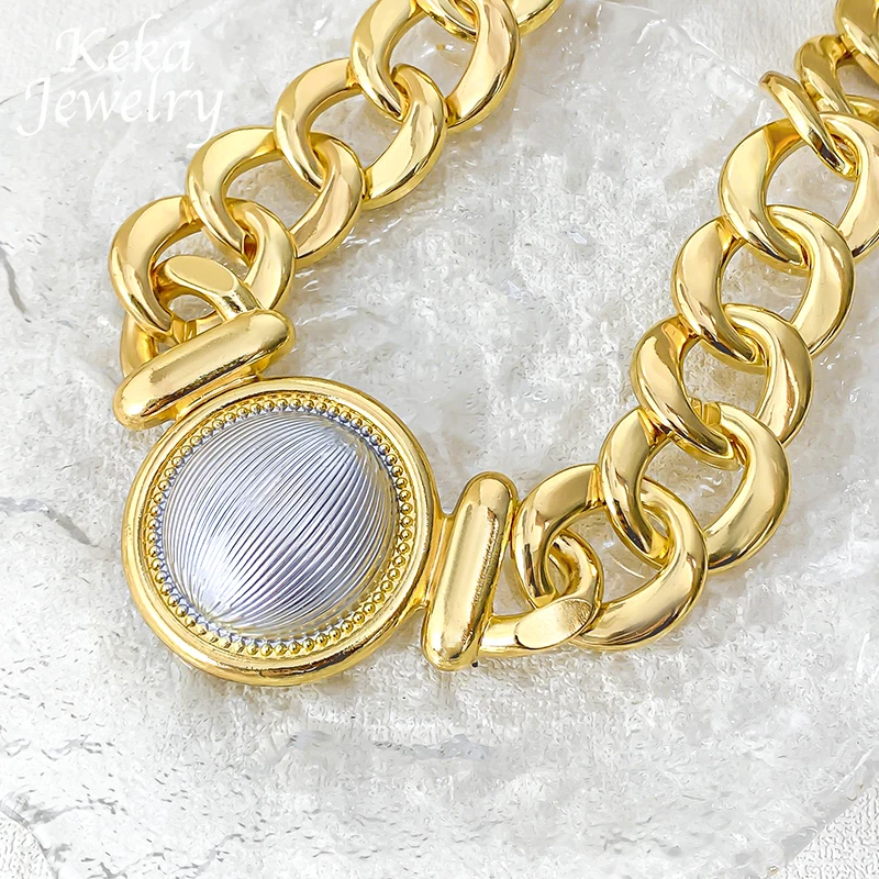 Two Tones 4Pcs Jewelry Set for Women Statement Collar Chunky Choker Necklace Bracelet Drop Earrings Ring Wedding Party Gifts
Two Tones 4Pcs Jewelry Set for Women Statement Collar Chunky Choker Necklace Bracelet Drop Earrings Ring Wedding Party Gifts