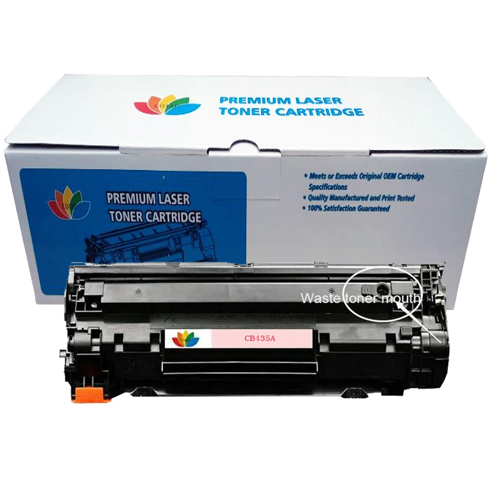 Совместимый тонер-картридж для HP Laserjet P1005 P1006 P1009 P1102 1102 Вт M1132 1212nf 1214nfh 1217nfw CB435A 35A
Совместимый тонер-картридж для HP Laserjet P1005 P1006 P1009 P1102 1102 Вт M1132 1212nf 1214nfh 1217nfw CB435A 35A