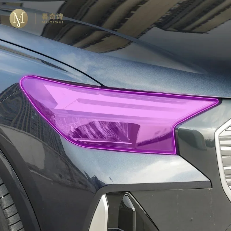 For Audi Q4 e-tron 2022-2023Car Exterior PPF protective film Headlamp scratch protection TPU transparent film Smoked black refit
For Audi Q4 e-tron 2022-2023Car Exterior PPF protective film Headlamp scratch protection TPU transparent film Smoked black refit