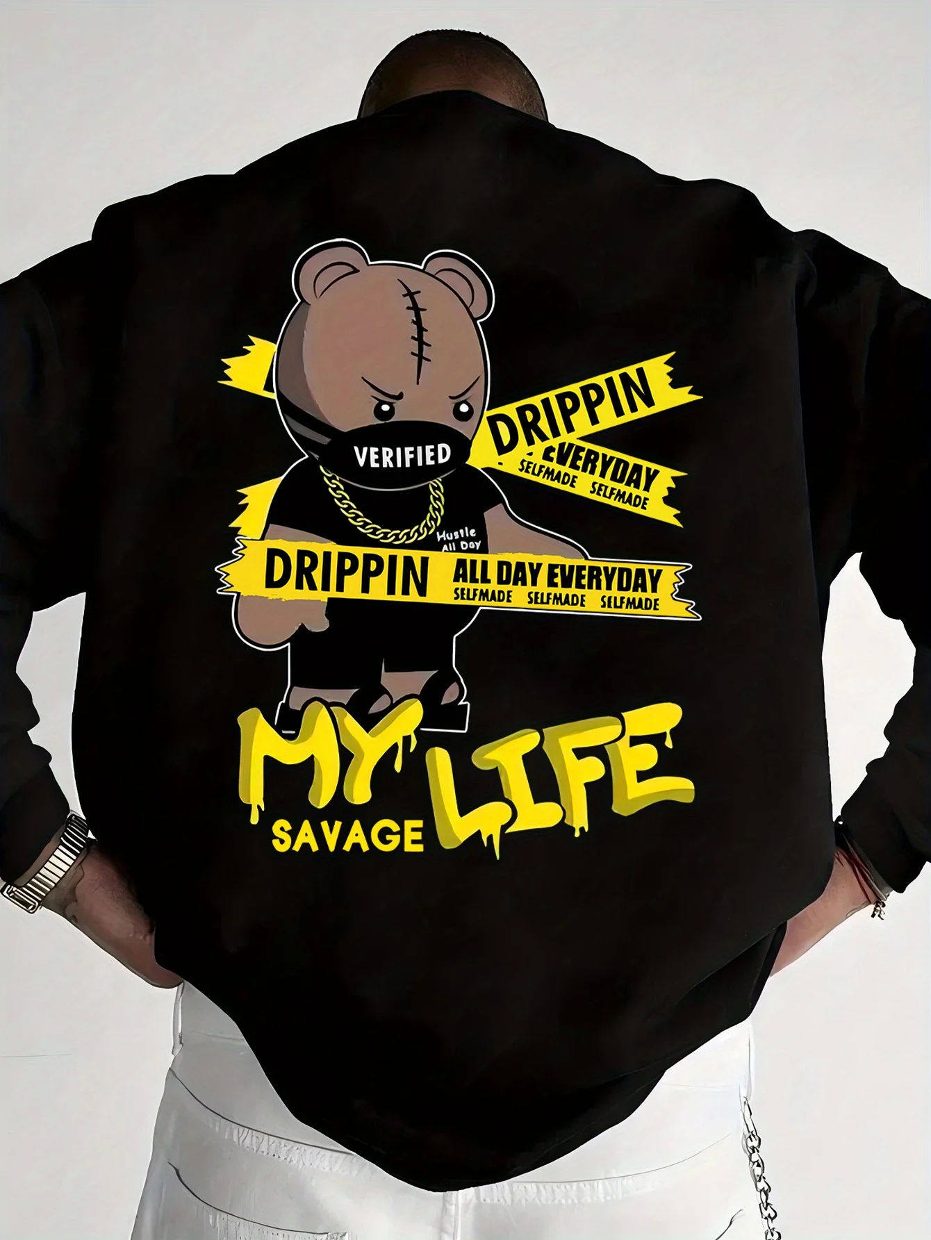 Cartoon Bear Graphic Printing Autumn and Winter Men's and Women's Sweatshirts Casual Loose Outdoor Street Sports Training Brand
Cartoon Bear Graphic Printing Autumn and Winter Men's and Women's Sweatshirts Casual Loose Outdoor Street Sports Training Brand