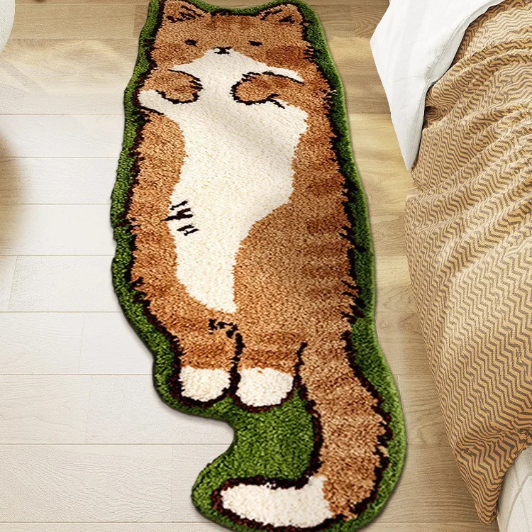Cute ins wind cat special-shaped plush bedroom carpet living room sofa blanket children's blanket room non-slip bedside blanket
Cute ins wind cat special-shaped plush bedroom carpet living room sofa blanket children's blanket room non-slip bedside blanket