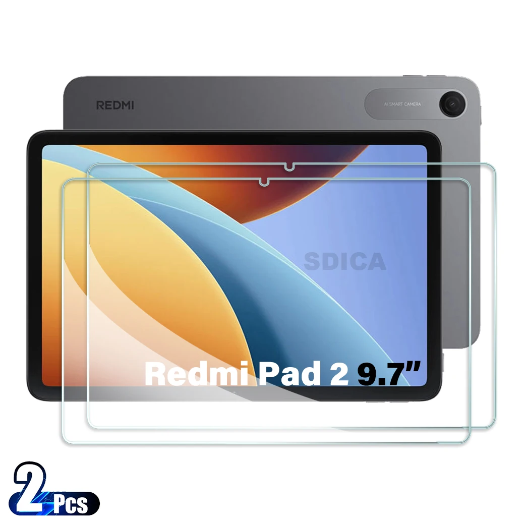 2PCS For Xiaomi Redmi Pad 2 9.7 Tempered Glass Screen Protector Redmi Pad2 9.7 inch Tablet Anti Scratch HD Protective Film
2PCS For Xiaomi Redmi Pad 2 9.7 Tempered Glass Screen Protector Redmi Pad2 9.7 inch Tablet Anti Scratch HD Protective Film