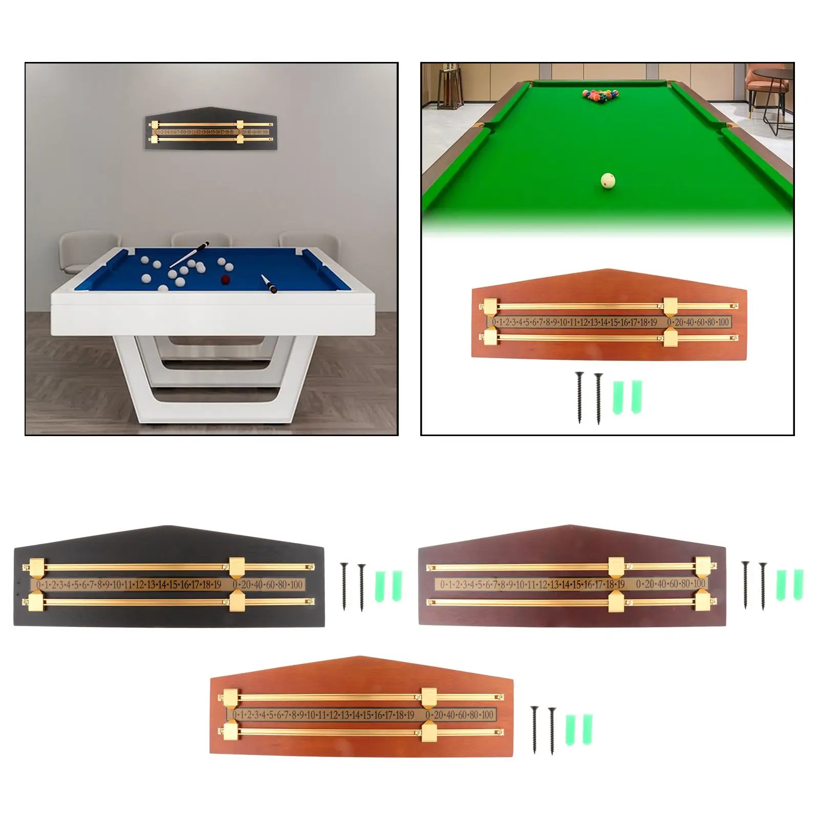 High Density Wood Snooker Scoreboard Dual Track Scorer Parts for Billiard Table Accessories Home Game Room
High Density Wood Snooker Scoreboard Dual Track Scorer Parts for Billiard Table Accessories Home Game Room