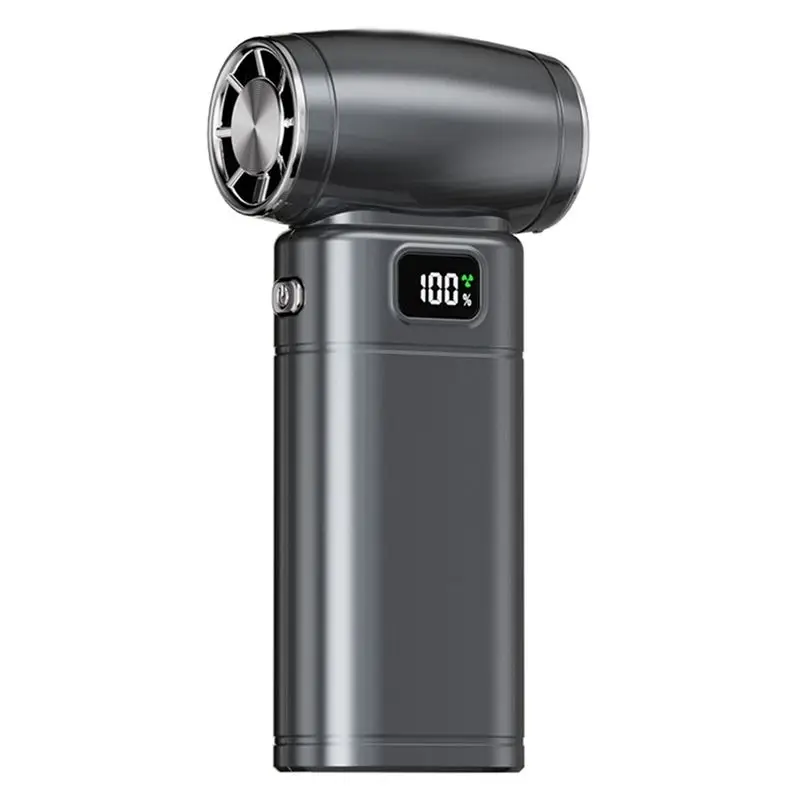 Портативный высокоскоростной турбовентилятор A05G с LED-дисплеем и подсветкой, 5 регулируемых скоростей, перезаряжаемый, скорость 130000 об/мин
Портативный высокоскоростной турбовентилятор A05G с LED-дисплеем и подсветкой, 5 регулируемых скоростей, перезаряжаемый, скорость 130000 об/мин