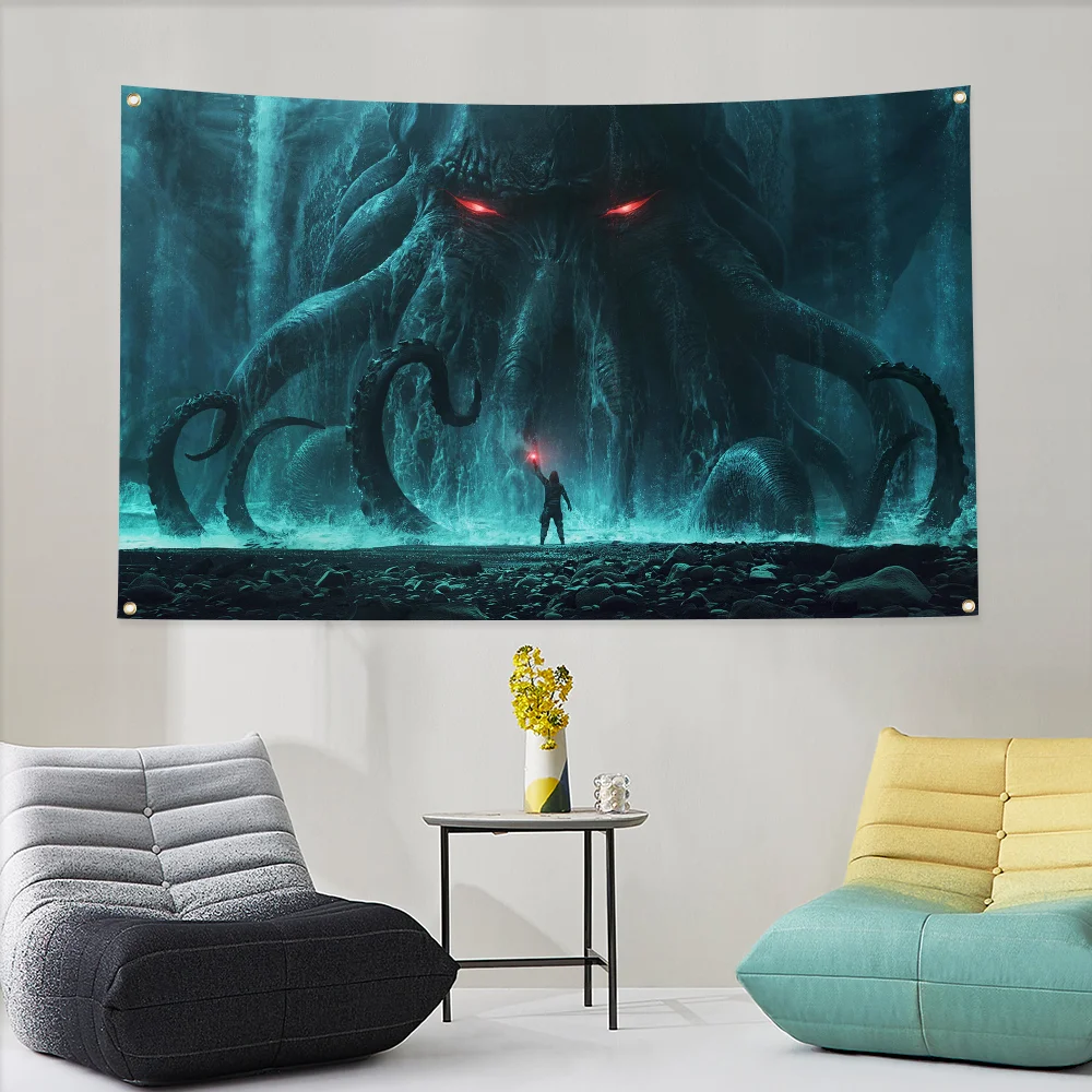 Cthulhu Decor Flag to Hang Tapestry Flags for Bedrooms Home Decoration Outdoor Personalized Items Garden Fall Banners
Cthulhu Decor Flag to Hang Tapestry Flags for Bedrooms Home Decoration Outdoor Personalized Items Garden Fall Banners