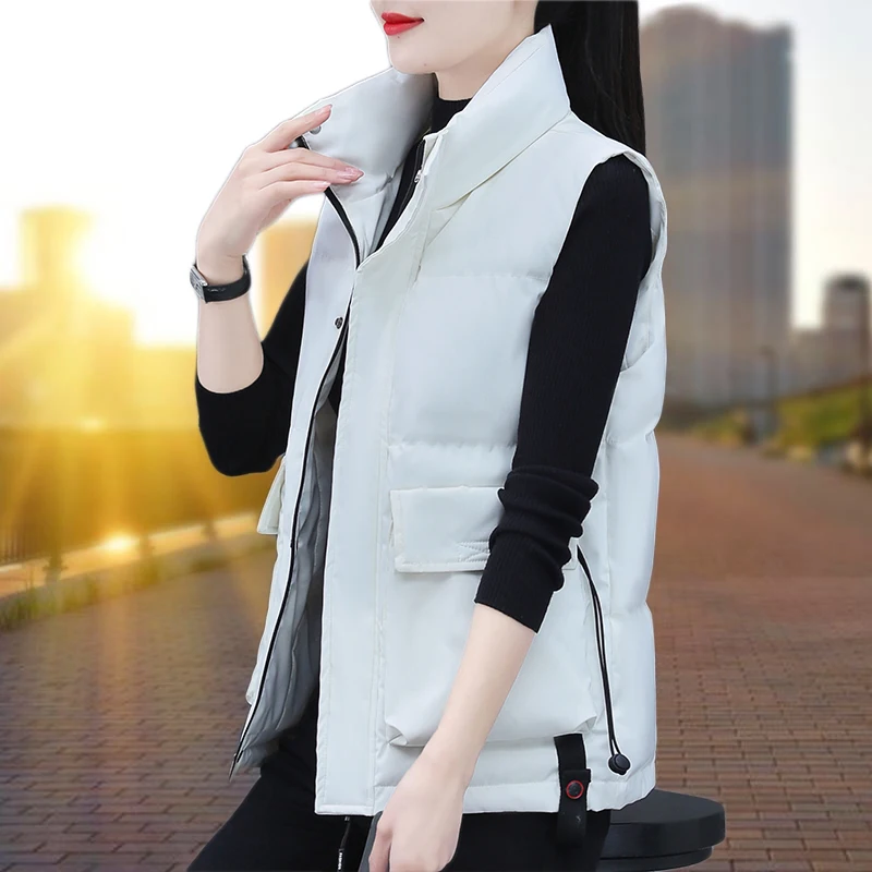 Женский хлопковый жилет на осень-зиму, новый, с воротником-стойкой, большой размер, с наполнителем из хлопка...
Женский хлопковый жилет на осень-зиму, новый, с воротником-стойкой, большой размер, с наполнителем из хлопка...